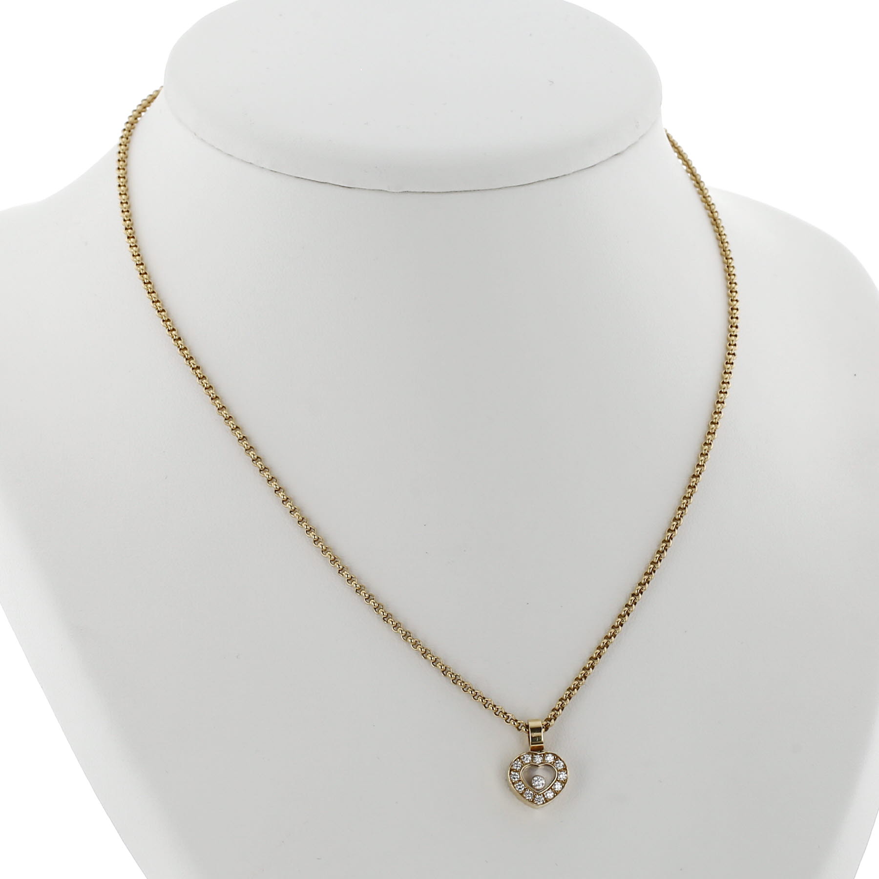 Collana Chopard Happy Diamonds in oro giallo e diamanti