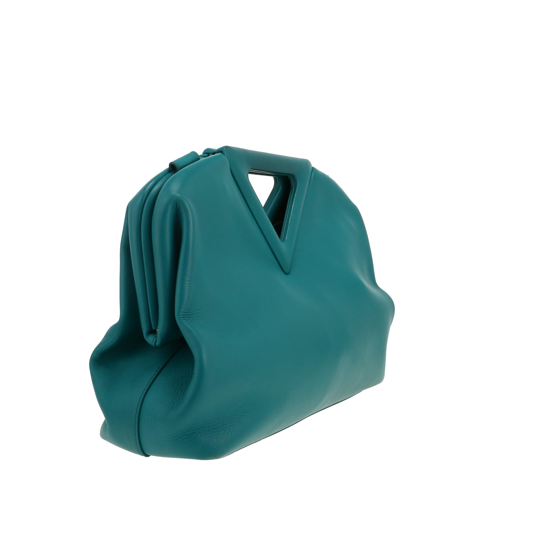 Borsa a tracolla Bottega Veneta  Point in pelle verde