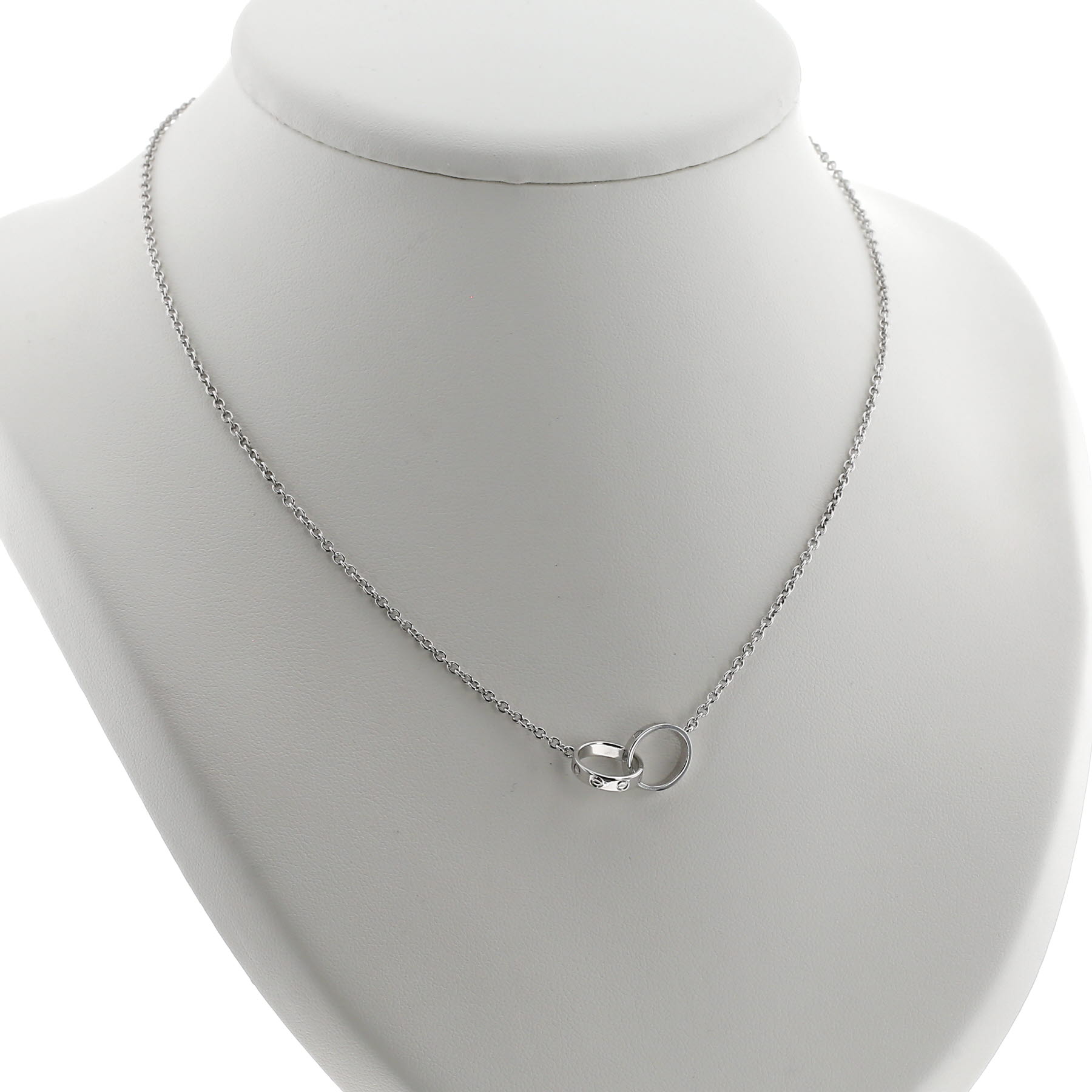 Collar Cartier Love de oro blanco