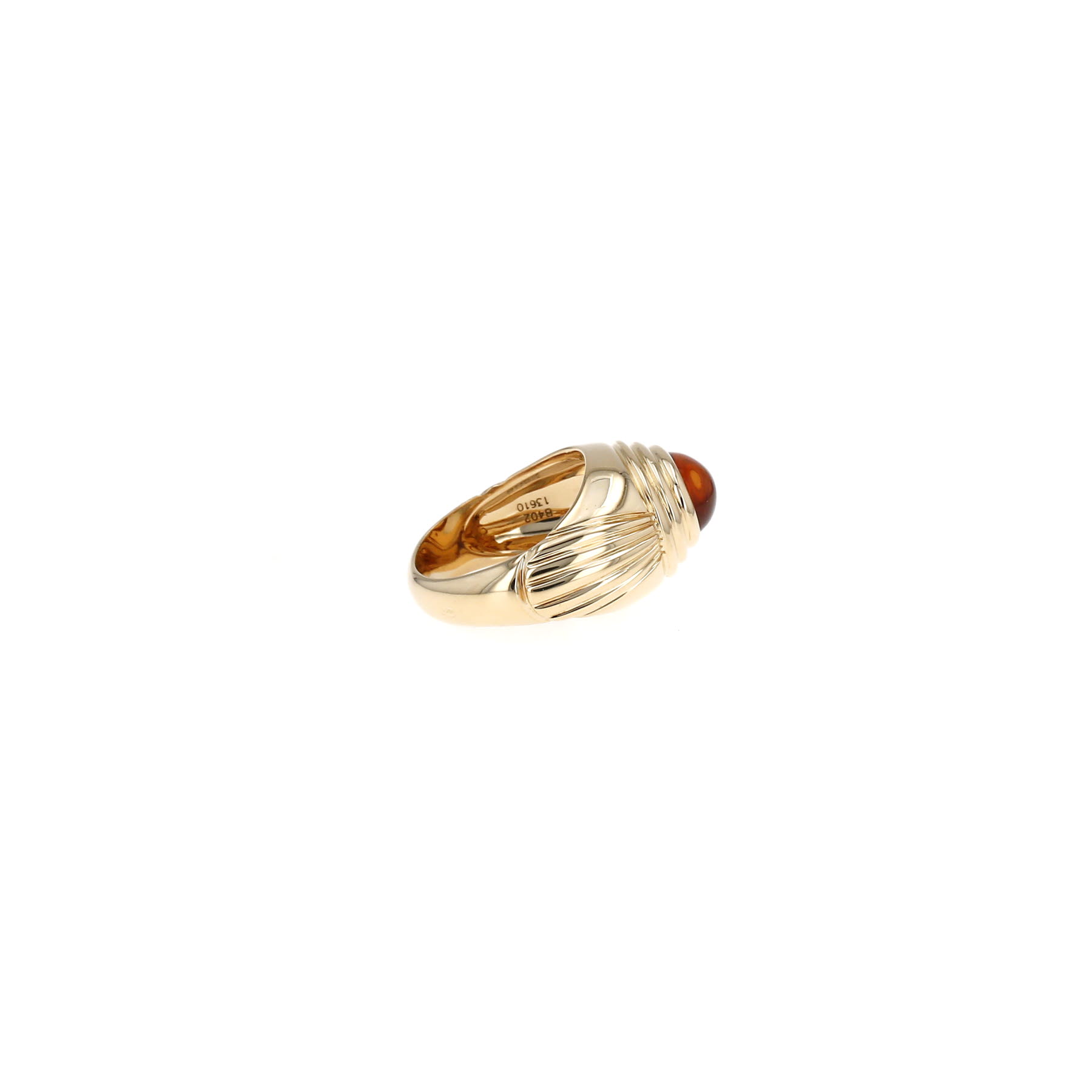 Boucheron Jaipur ring in yellow gold and citrine