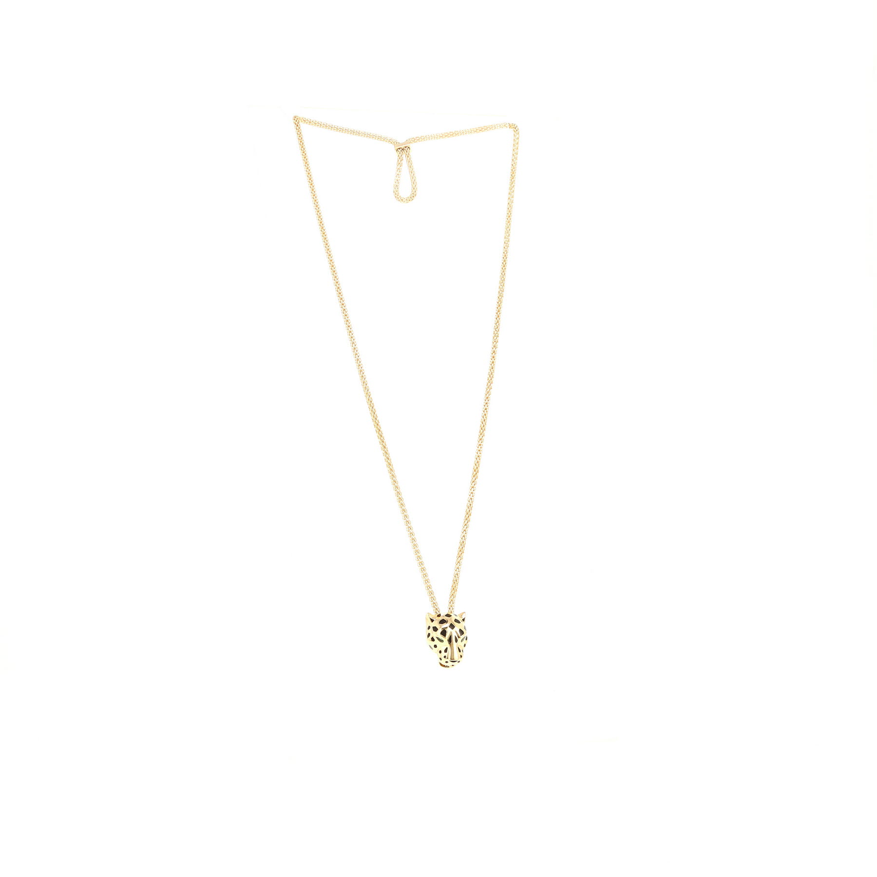 Collier Cartier Panthère en or jaune, diamants et tsavorites