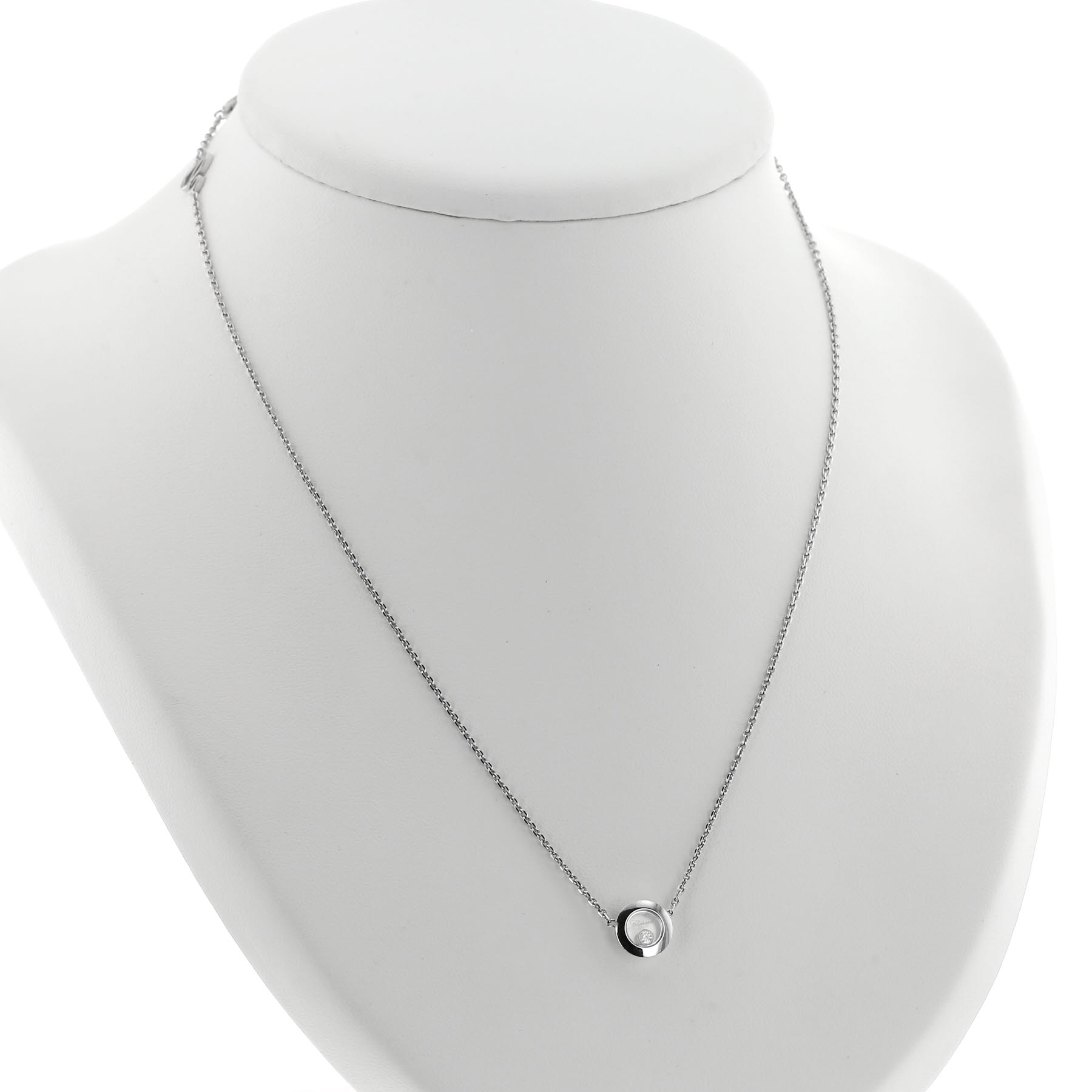 Collana Chopard Happy Diamonds in oro bianco e diamante