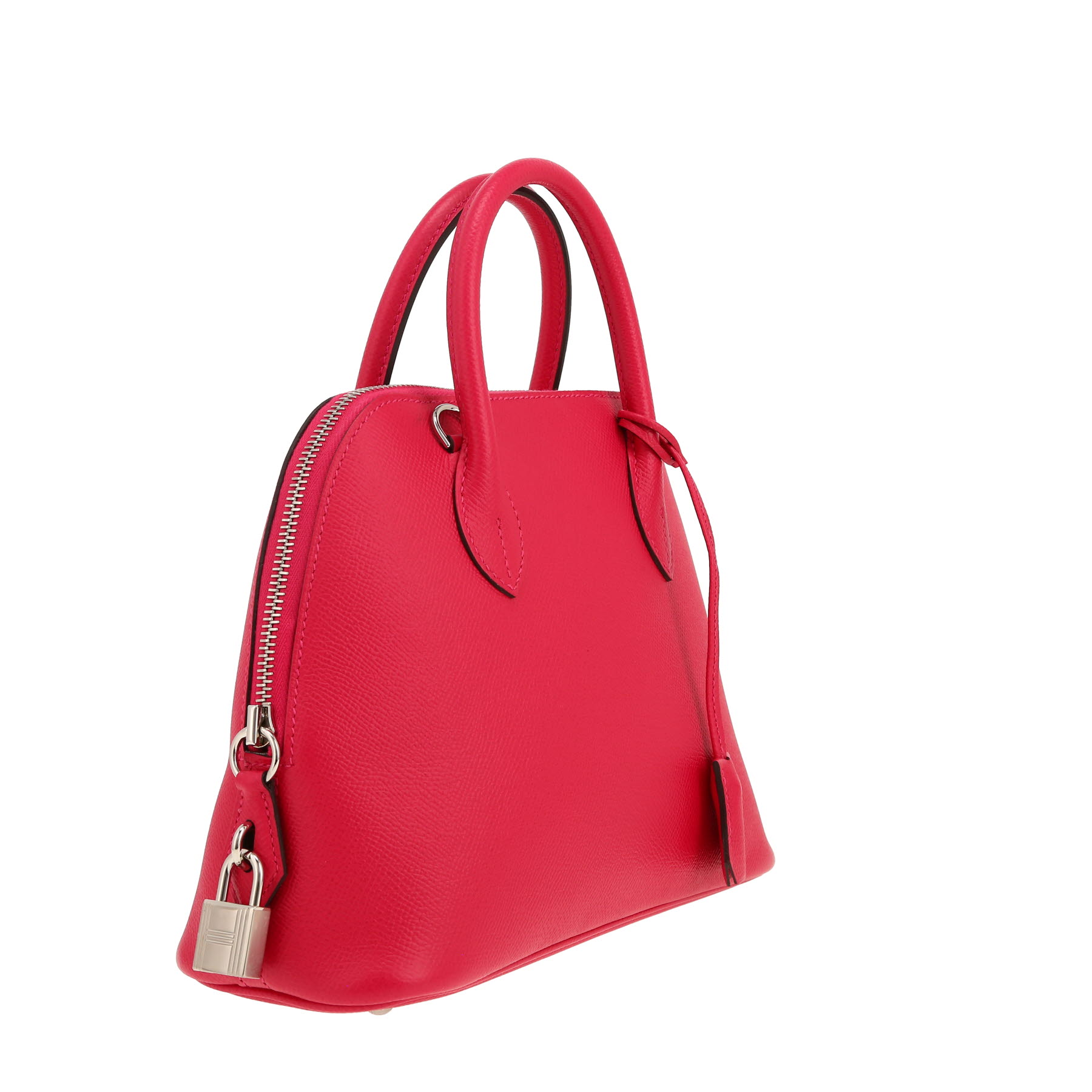 Sac bandoulière Hermès  Bolide 25 cm en cuir epsom Rose Mexico