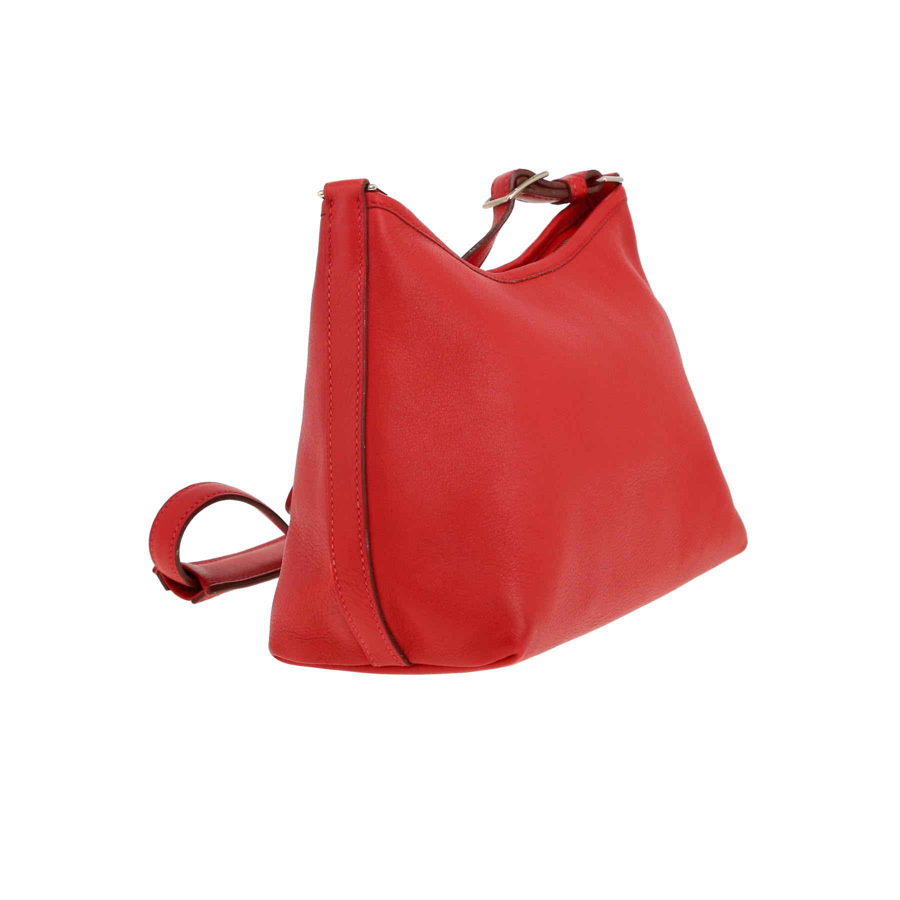 Hermès  Berlingot shoulder bag  in red Swift leather