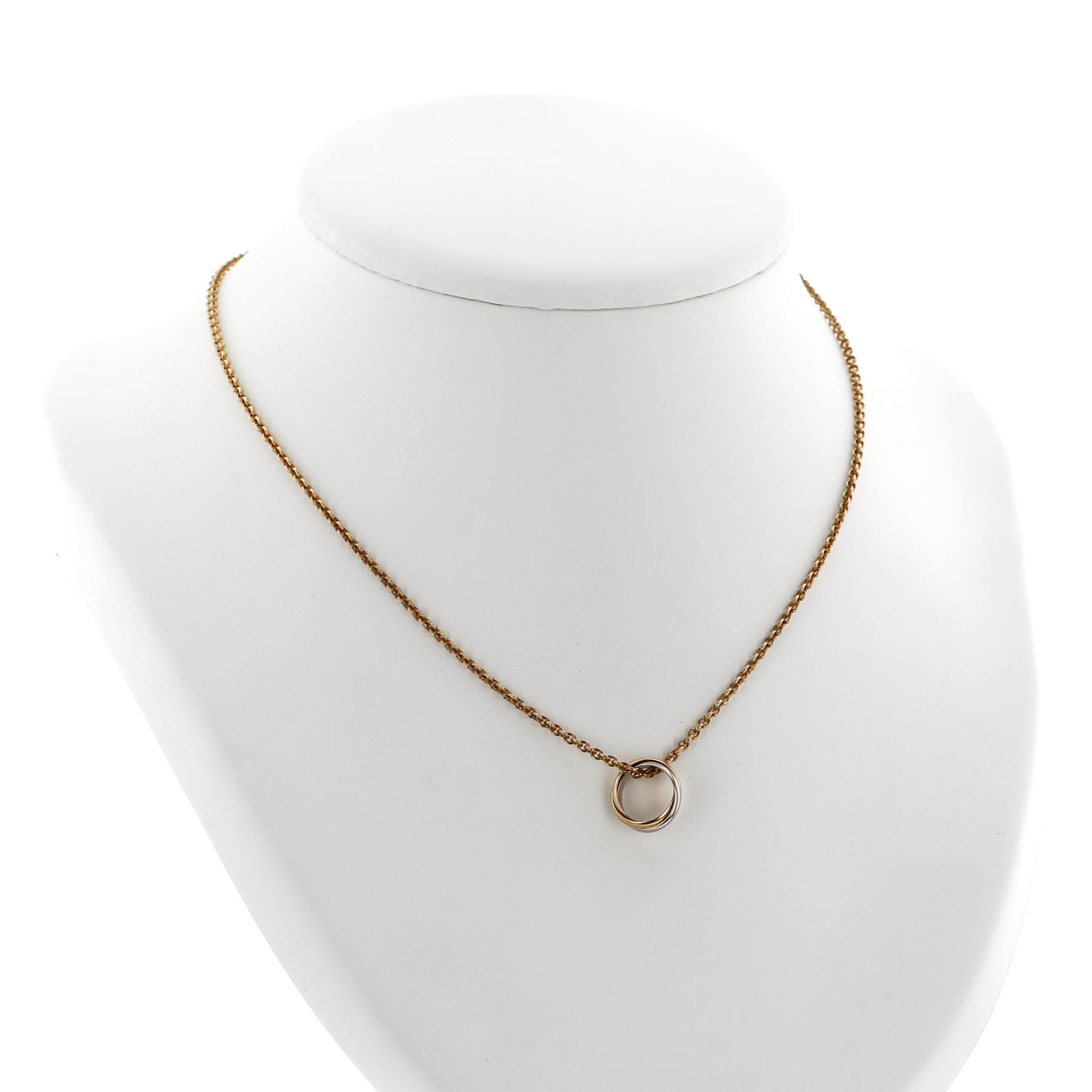 Collier Cartier Trinity petit modèle en 3 ors