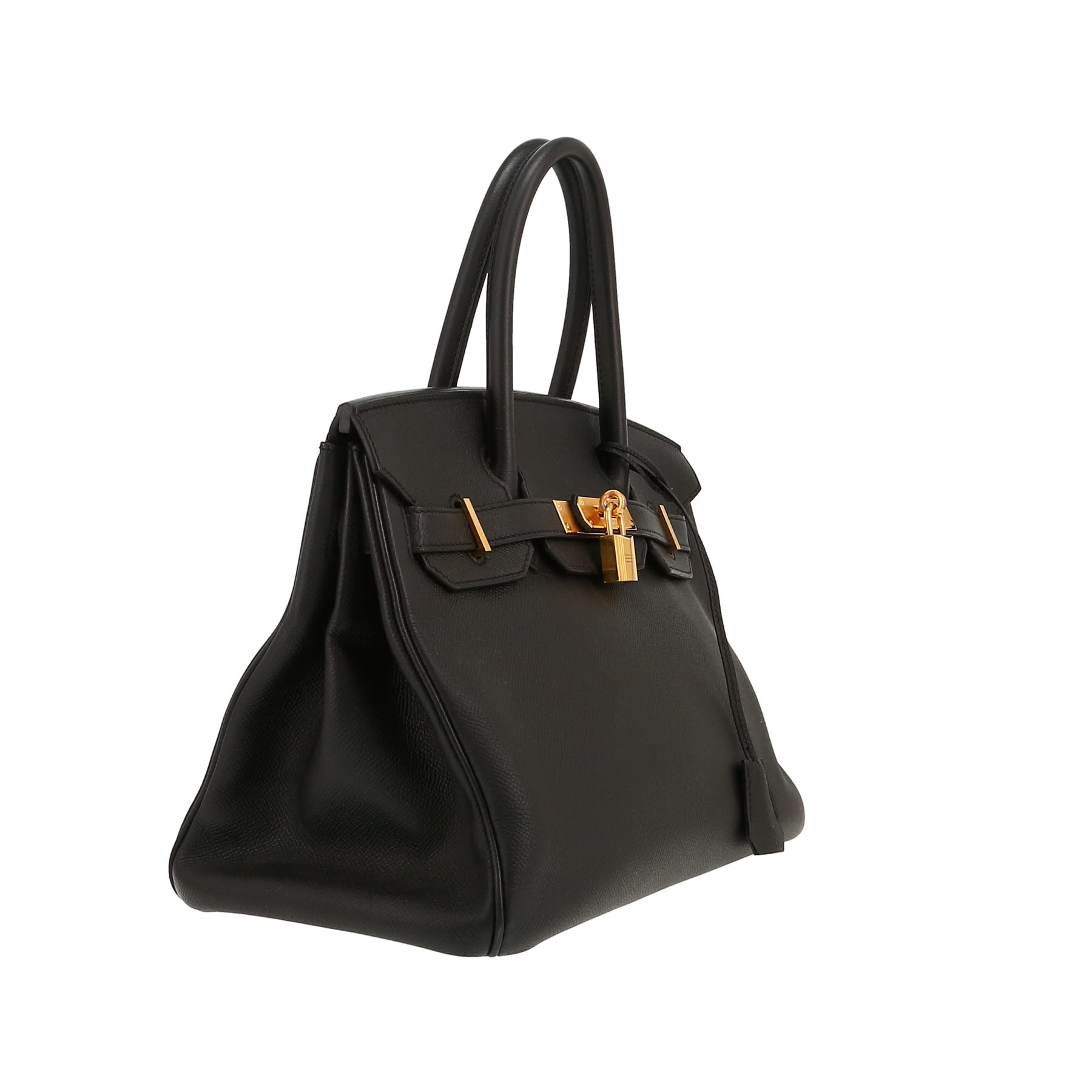 Hermès  Birkin 30 cm handbag  in black epsom leather