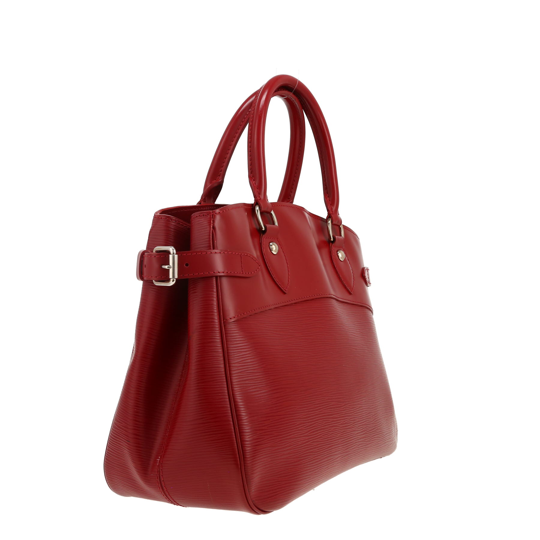 Sac à main Louis Vuitton  Passy en cuir épi rouge