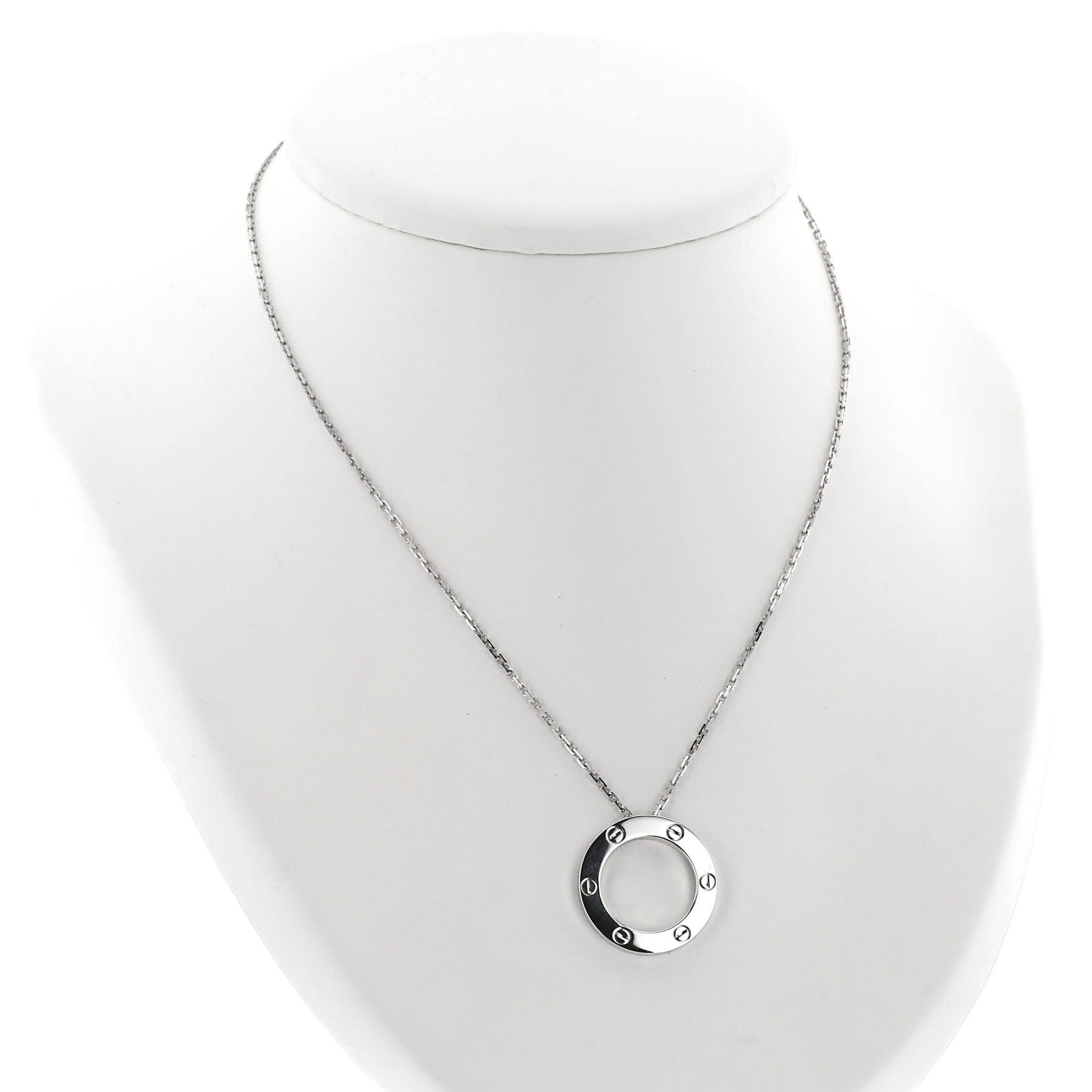 Colgante Cartier Love de oro blanco