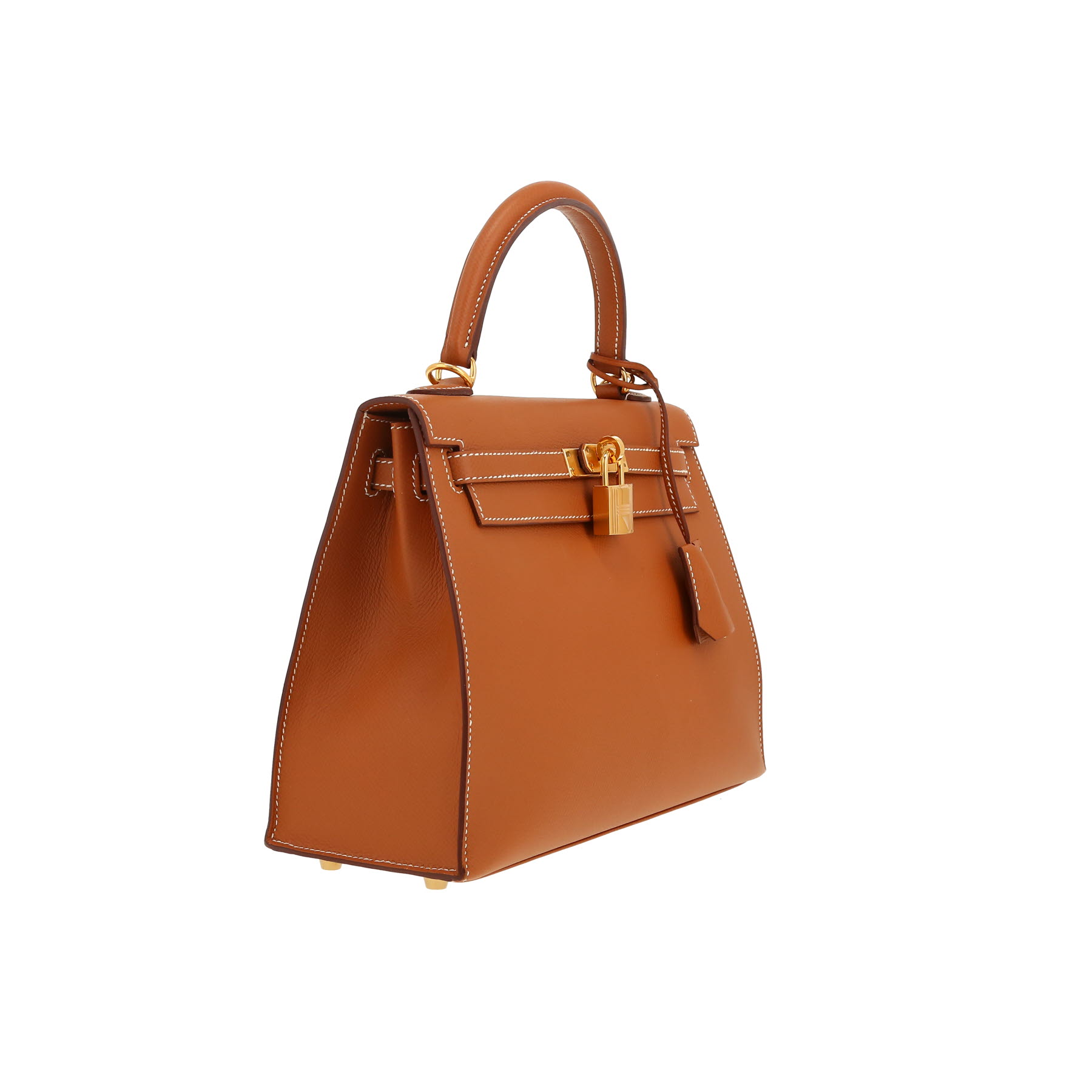 Hermès  Kelly 25 cm handbag  in gold epsom leather