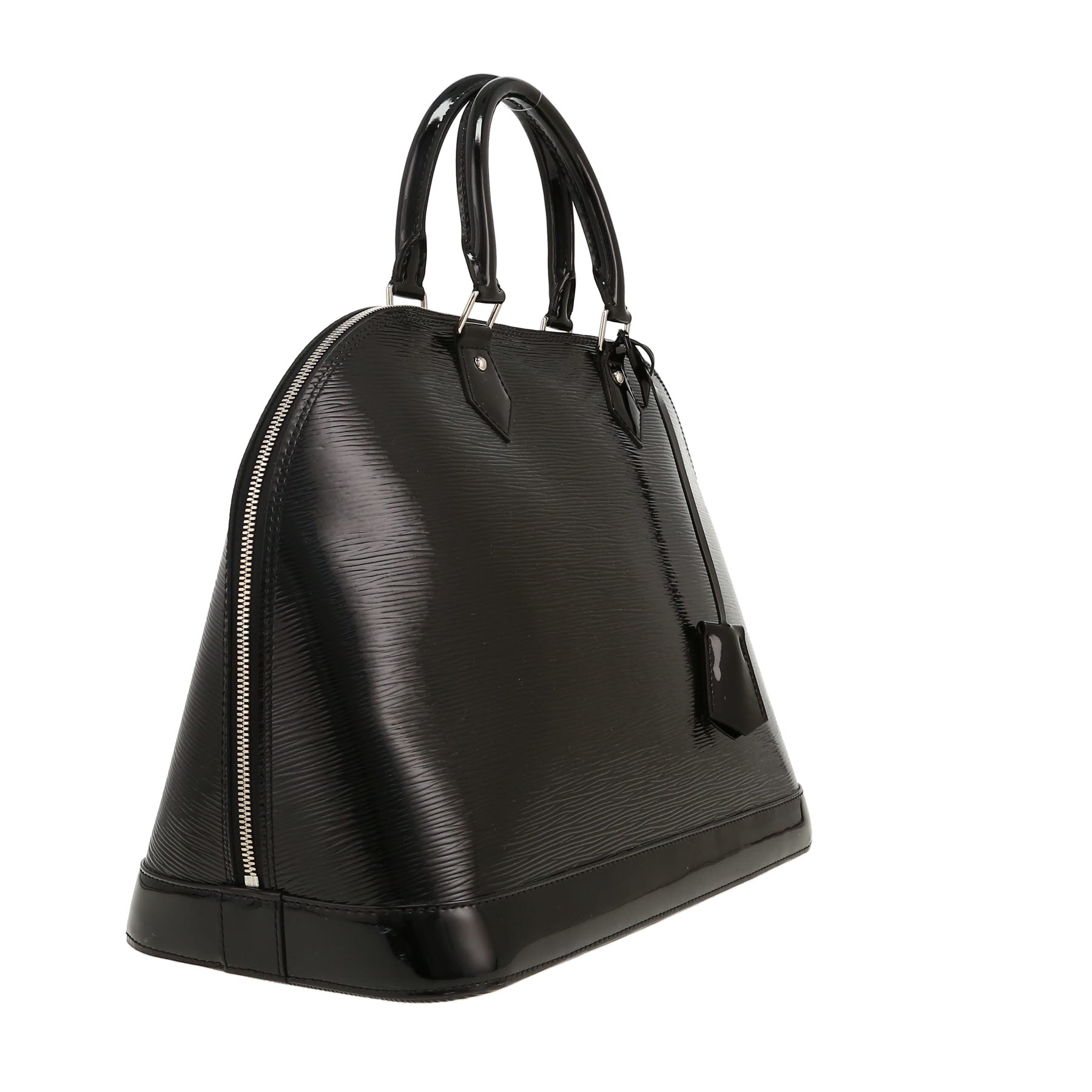 Bolso de mano Louis Vuitton  Alma en cuero Epi negro