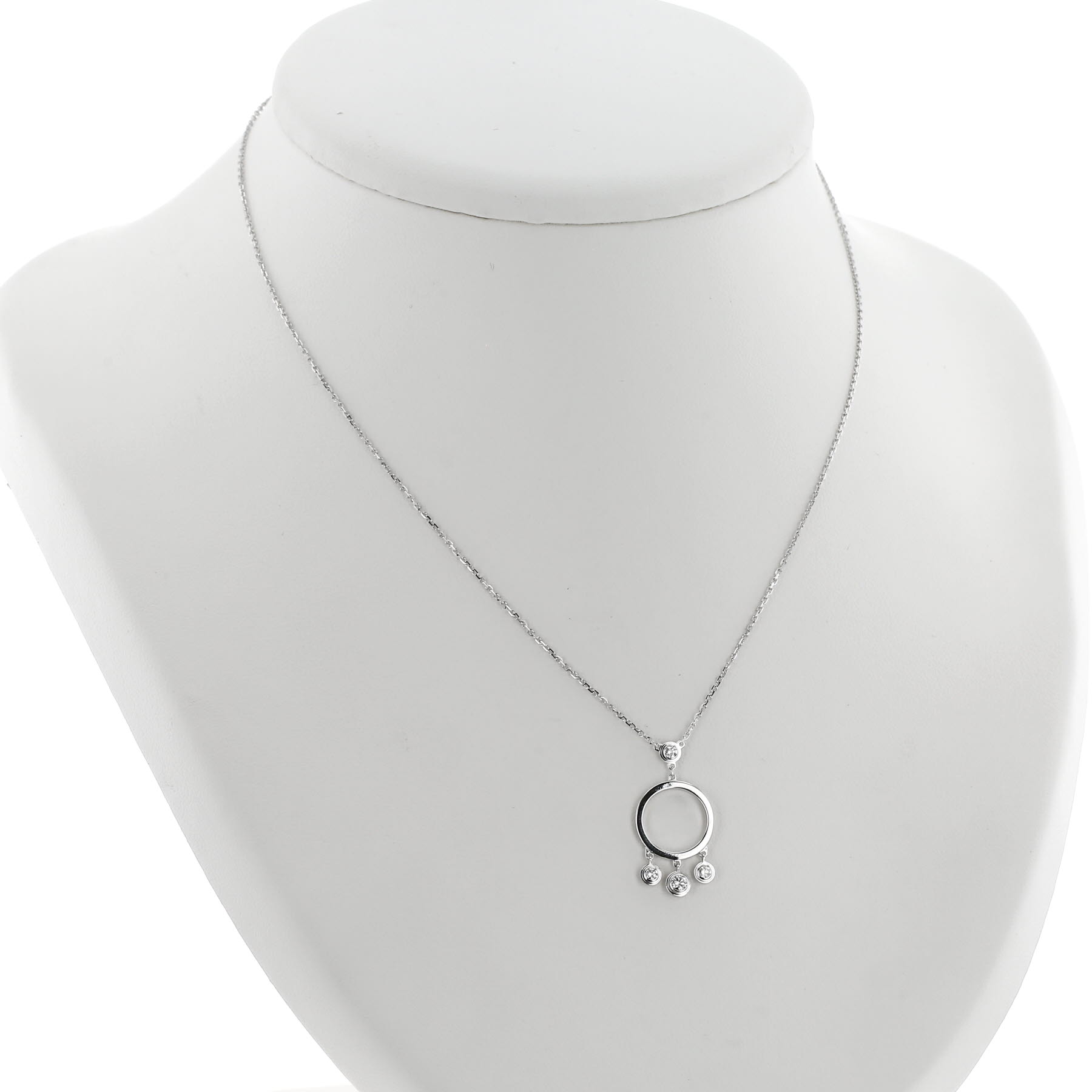 Collier Cartier Diamant Léger en or blanc et diamants