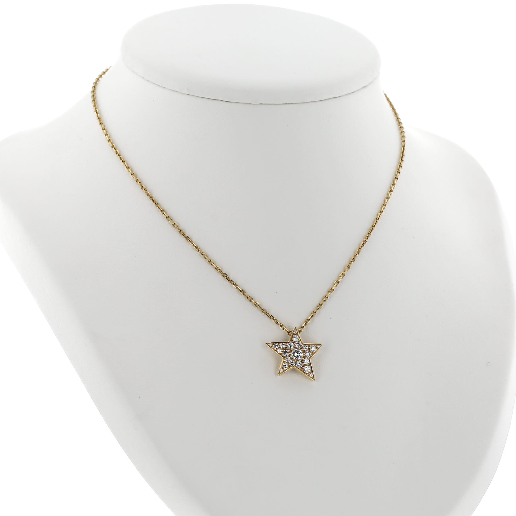 Chanel Comètes necklace in yellow gold and diamonds