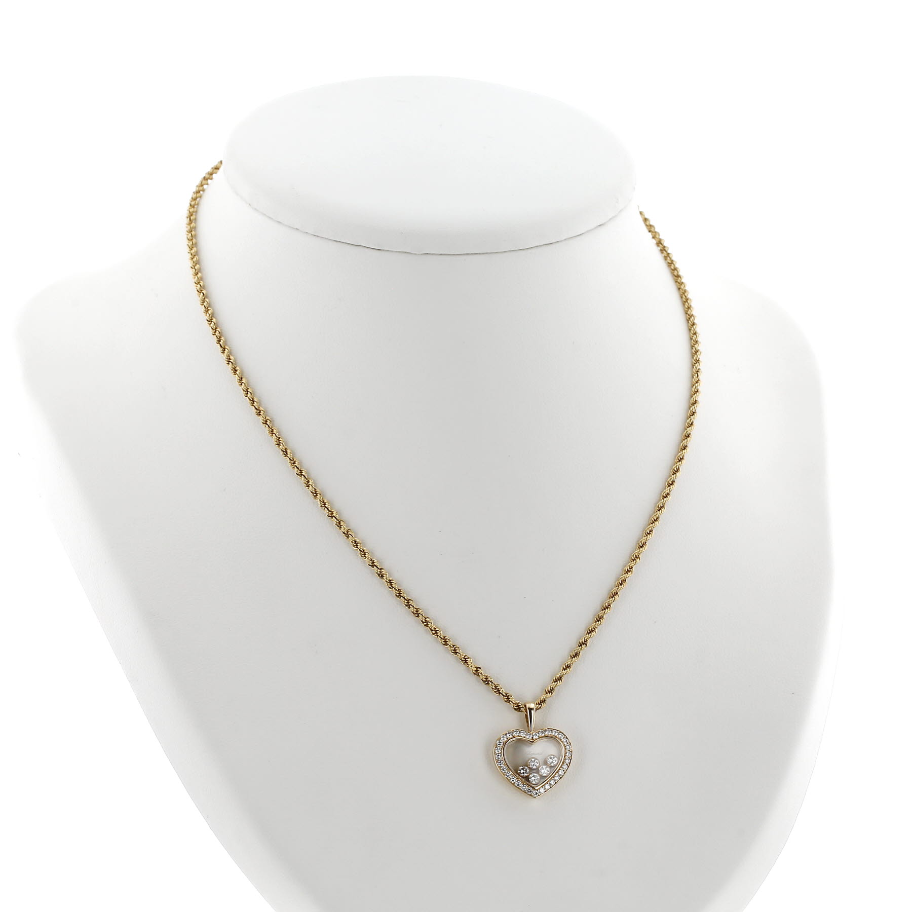 Collana Chopard Happy Diamonds in oro giallo e diamanti