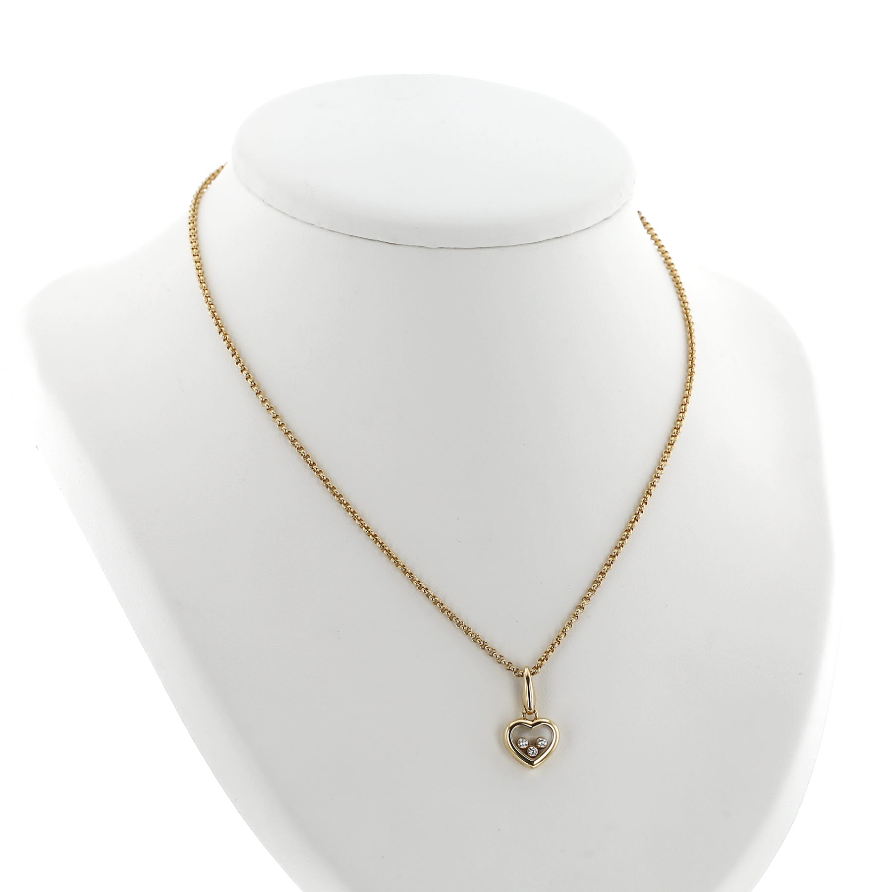 Collana Chopard Happy Diamonds in oro giallo e diamanti