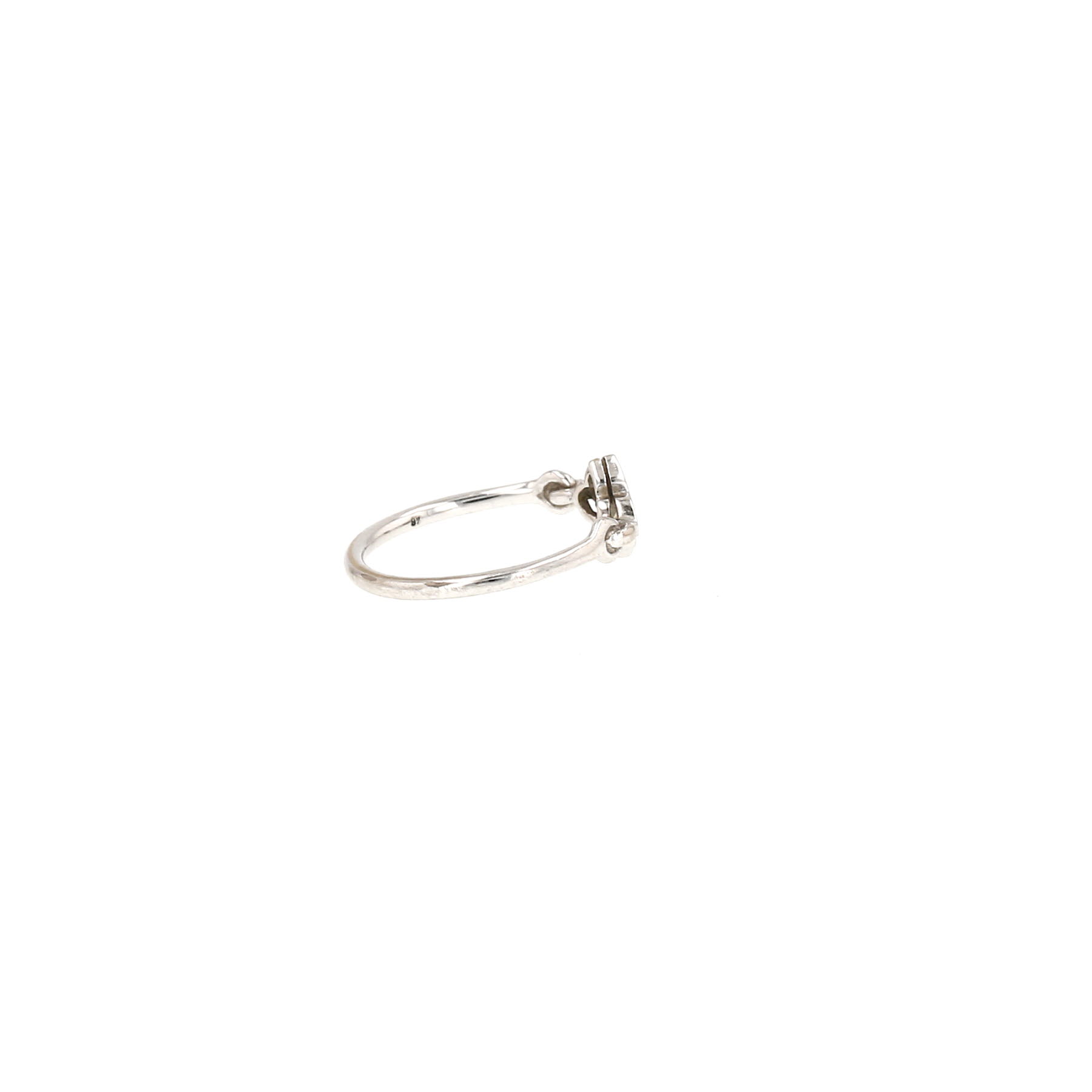 Bague Cartier Inde Mystérieuse en or blanc et diamants