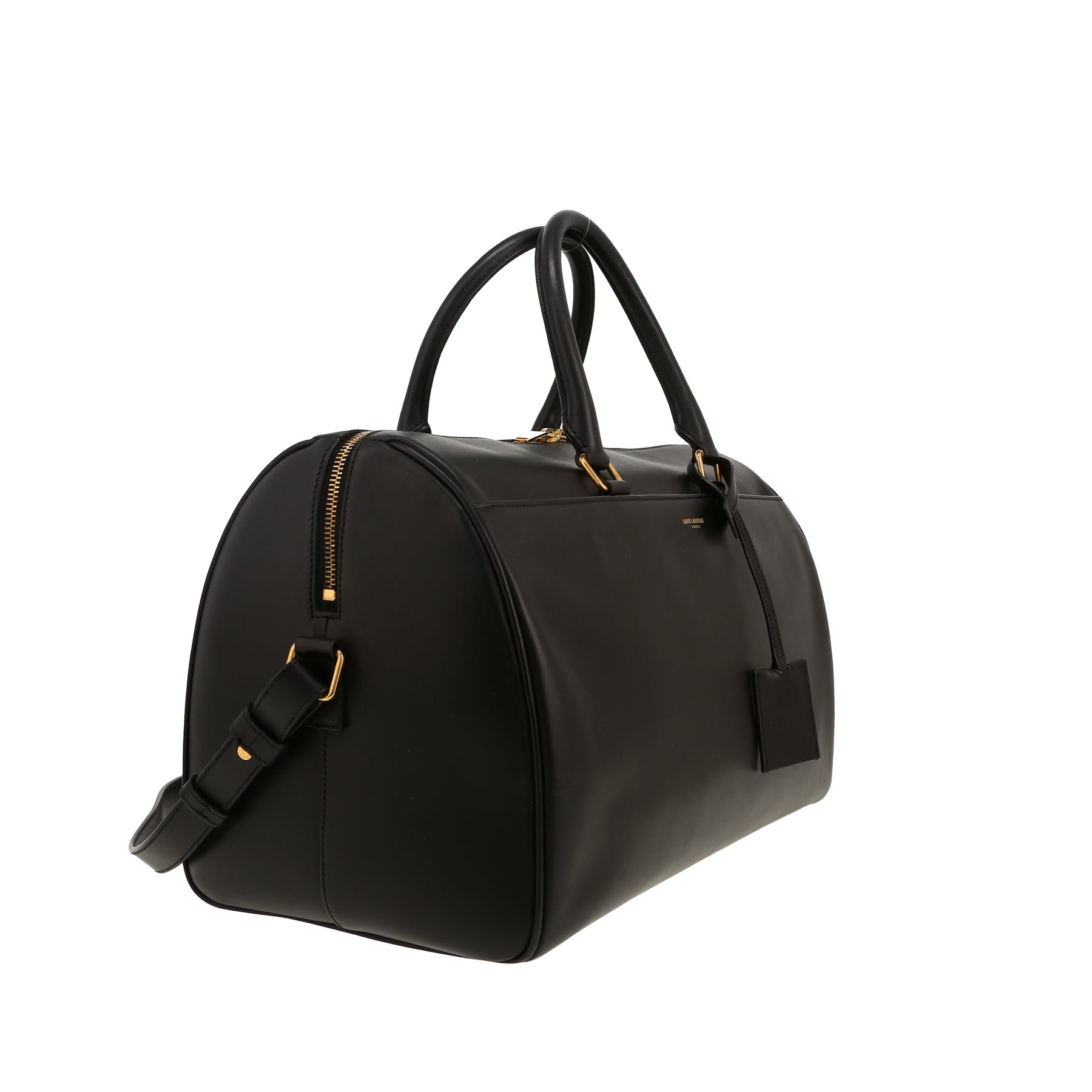 Saint Laurent  Duffle handbag  in black leather