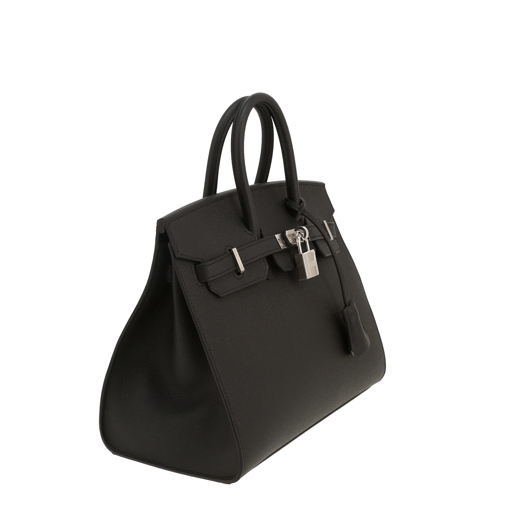 Hermès  Birkin 25 cm handbag  in black epsom leather