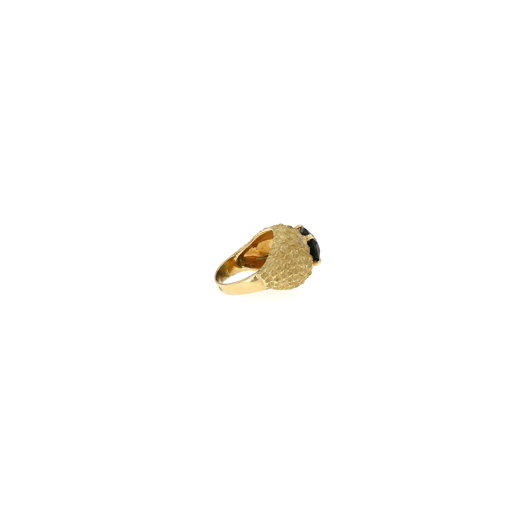 H. Stern  signet ring in yellow gold and tourmaline