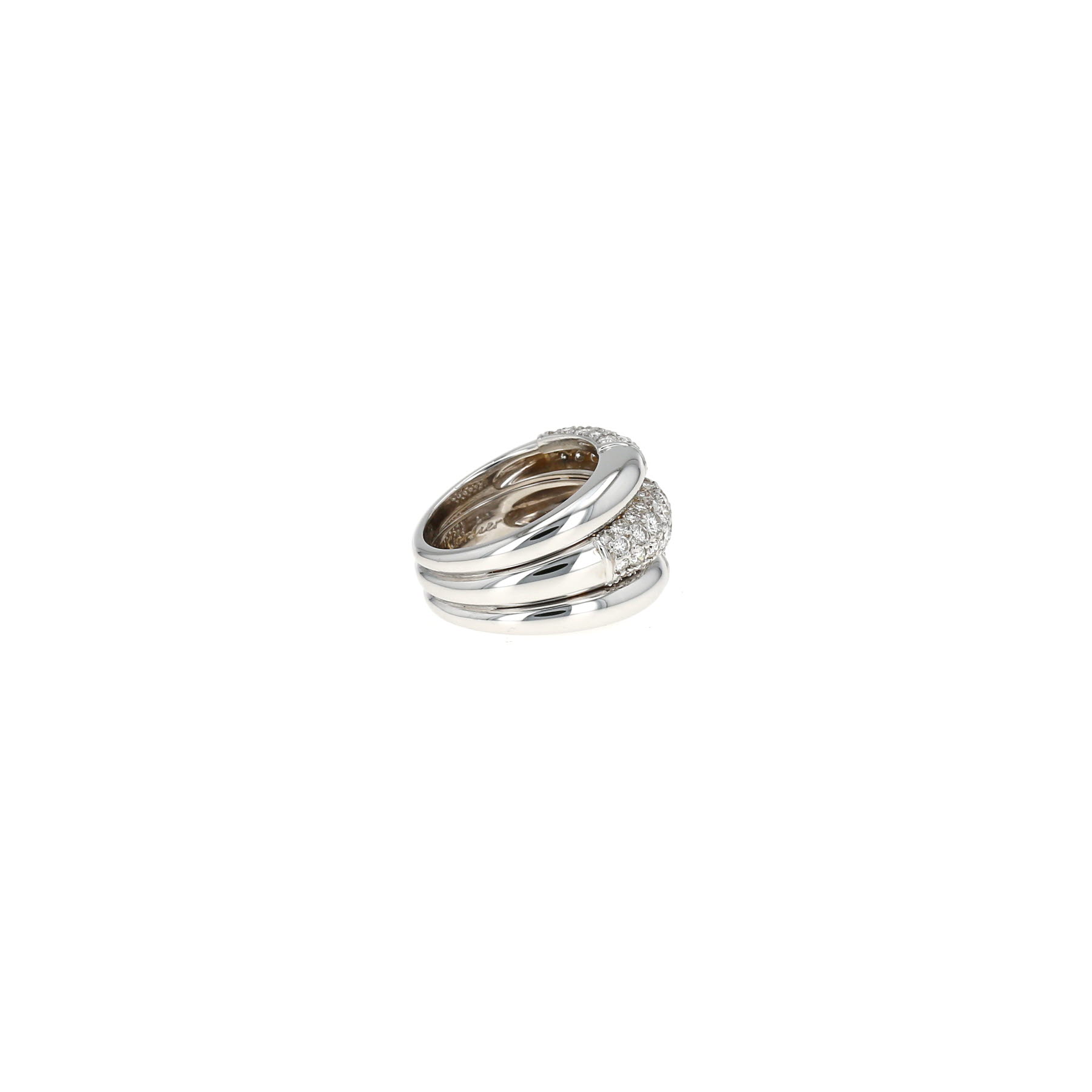 Cartier  ring in white gold and diamonds