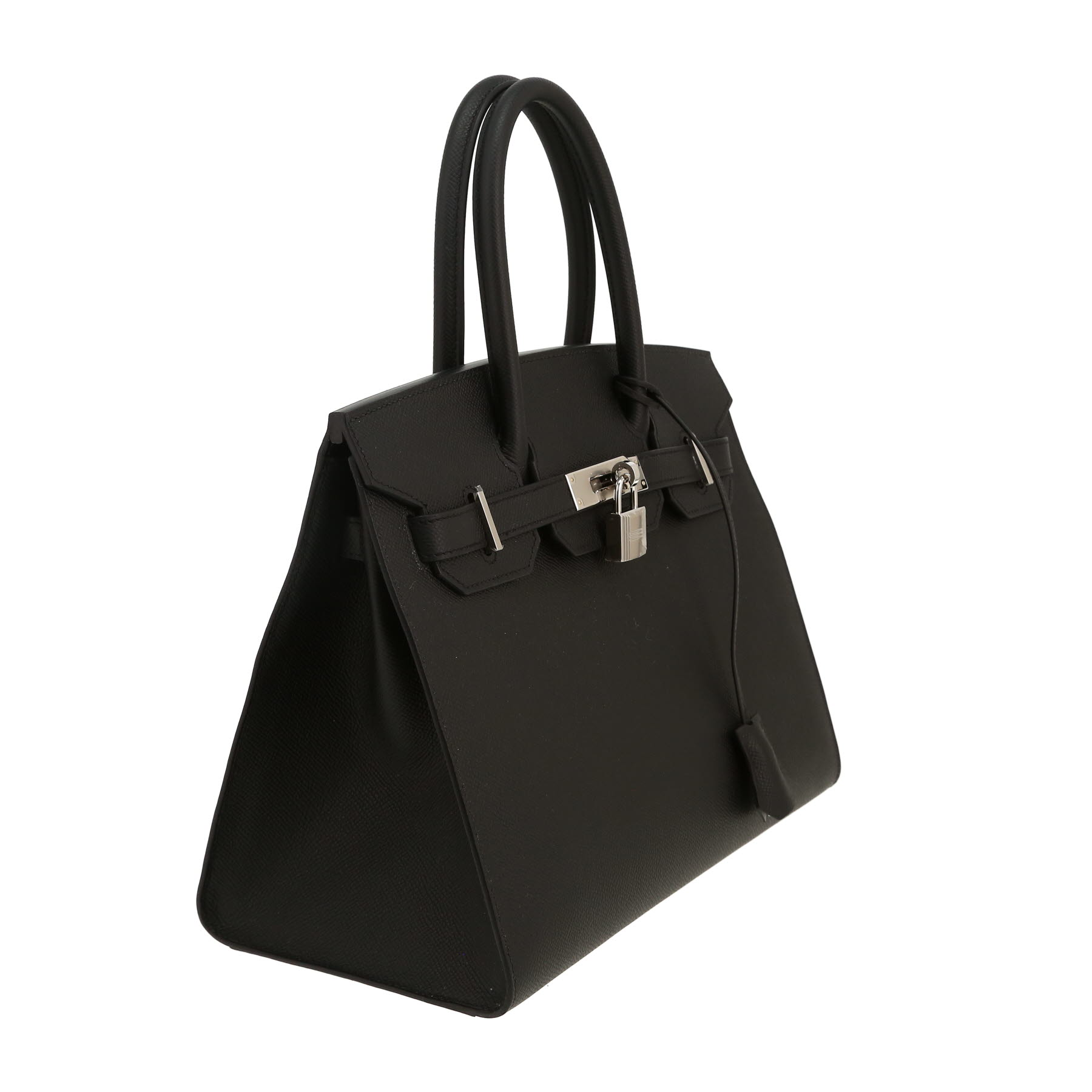 Borsa Hermès  Birkin 30 cm in pelle Epsom nera