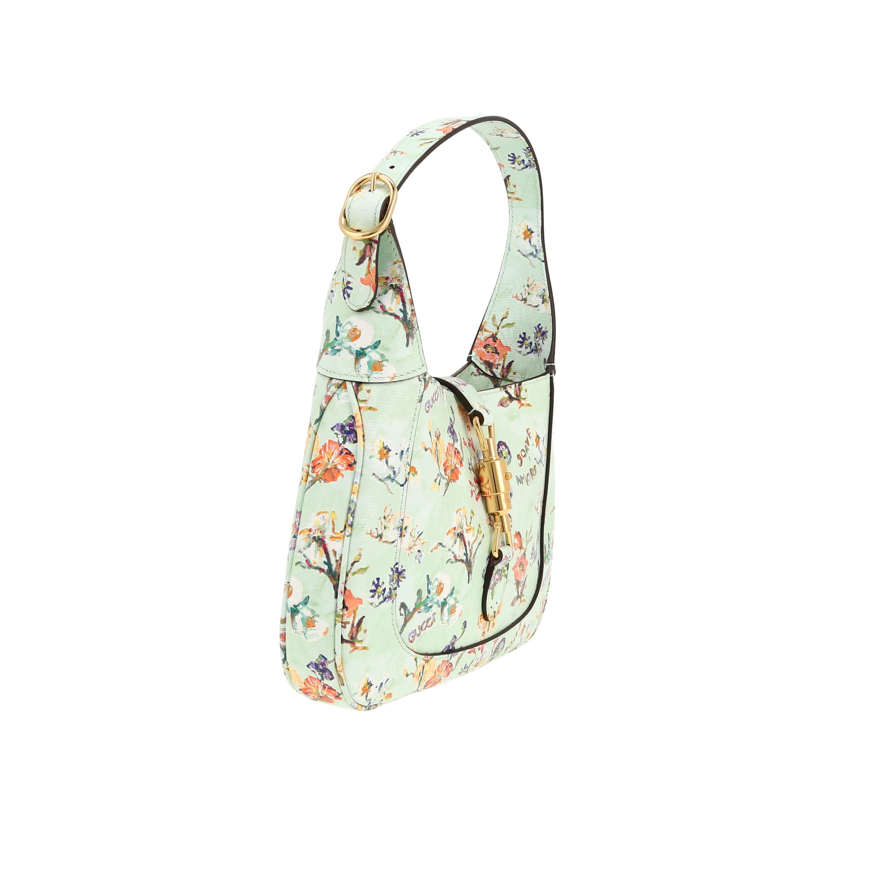 Borsa Gucci  Jackie 1961 in pelle verde acqua