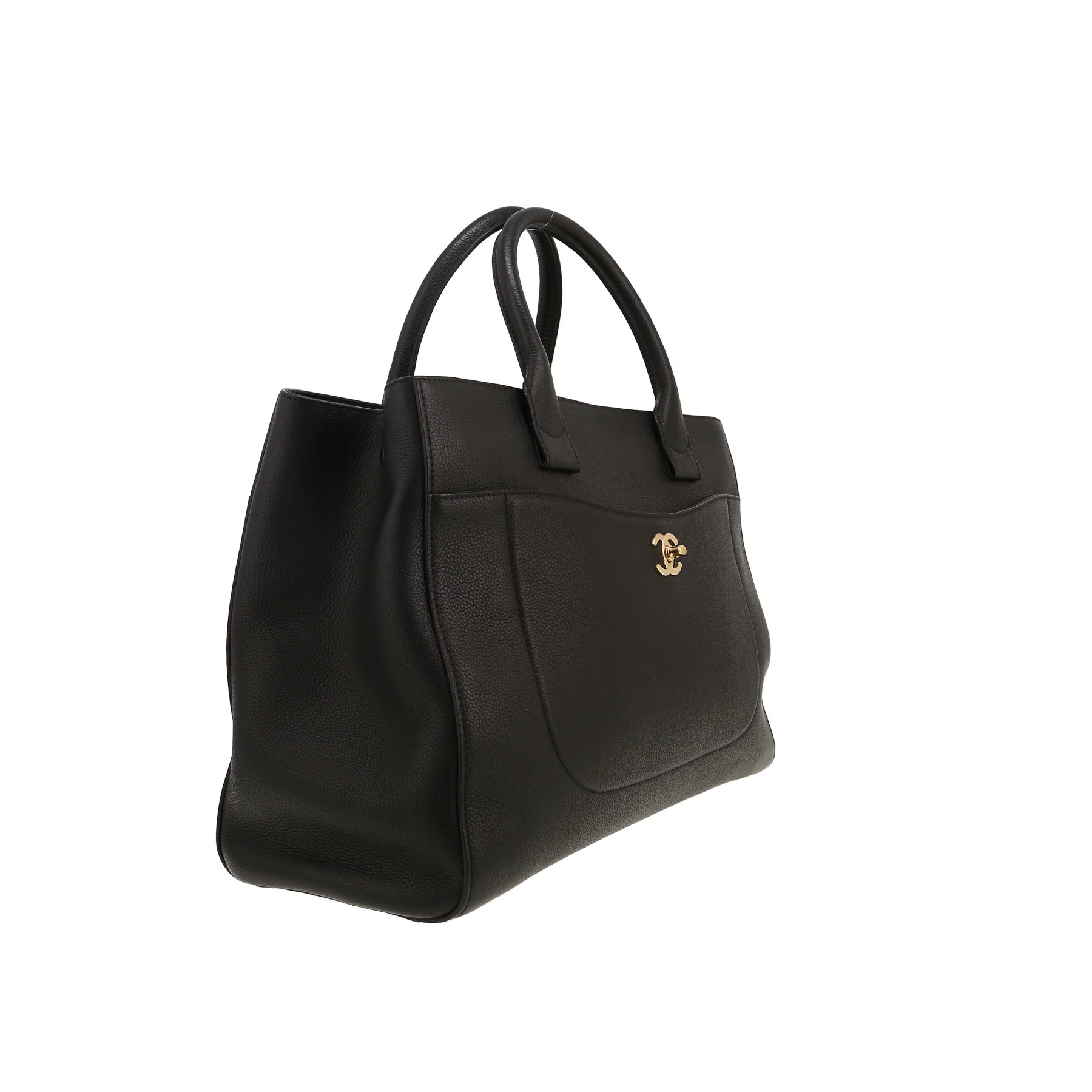 Bolso Cabás Chanel  Executive en cuero granulado negro