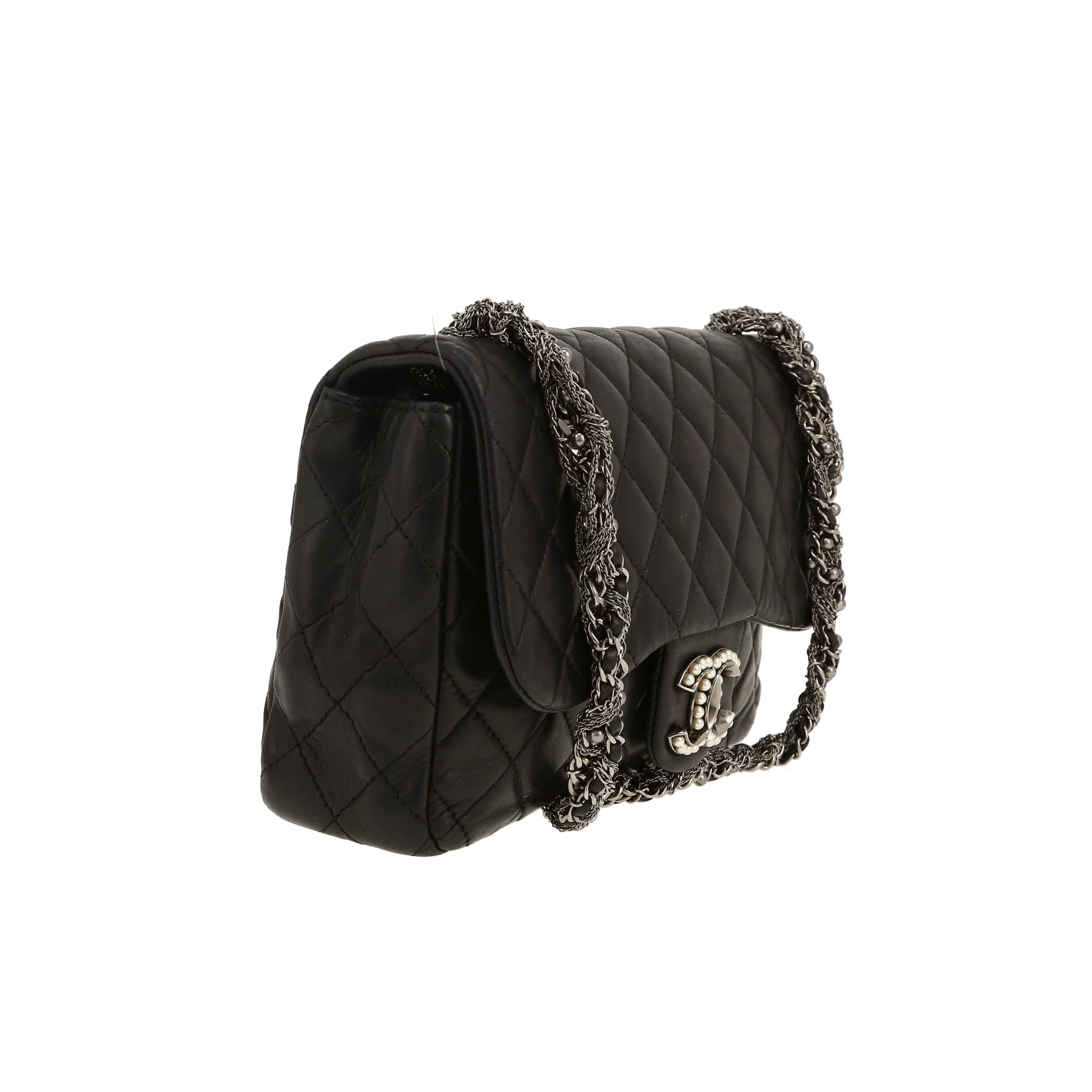 Chanel  Timeless handbag  in black quilted leather