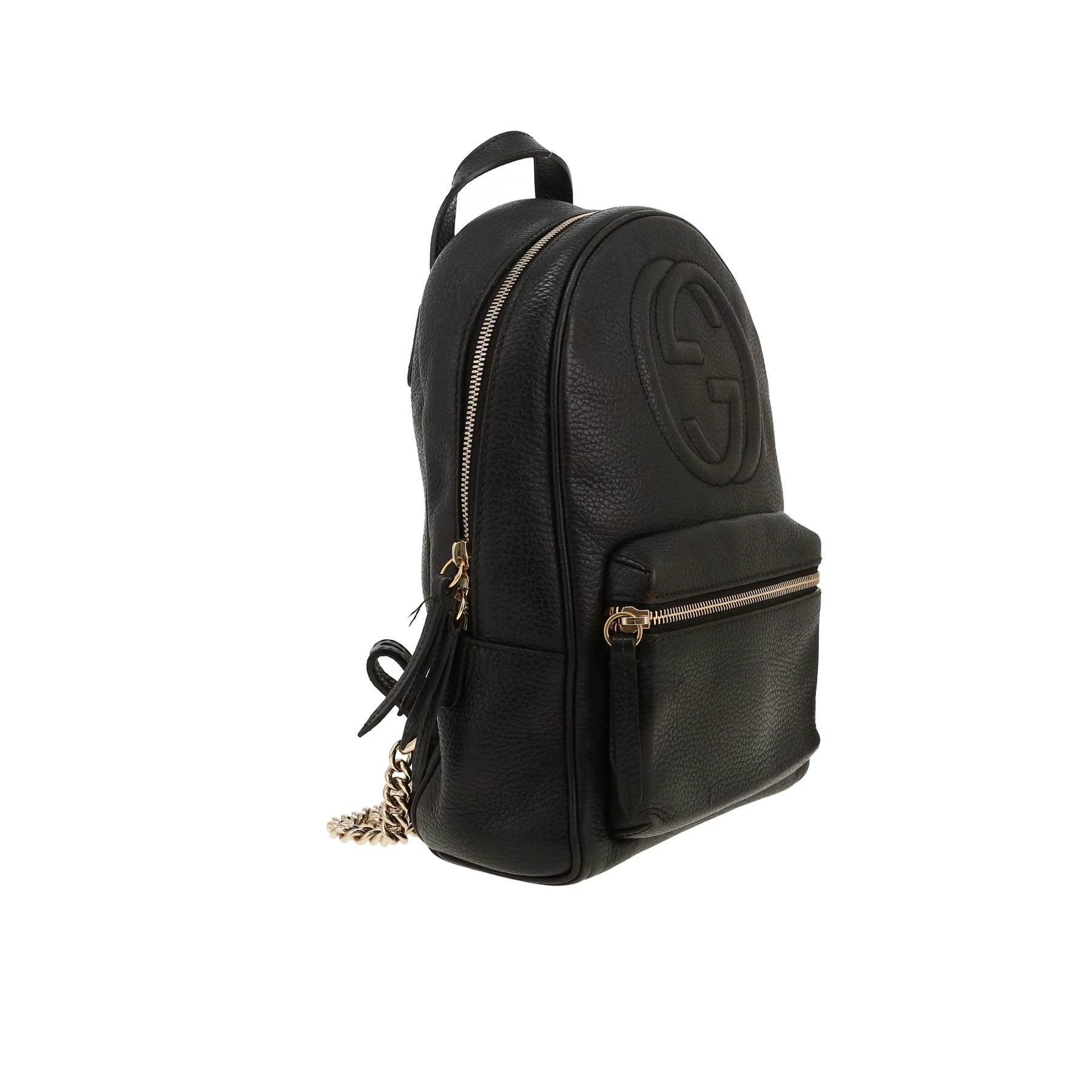 Zaino Gucci  Soho in pelle martellata nera