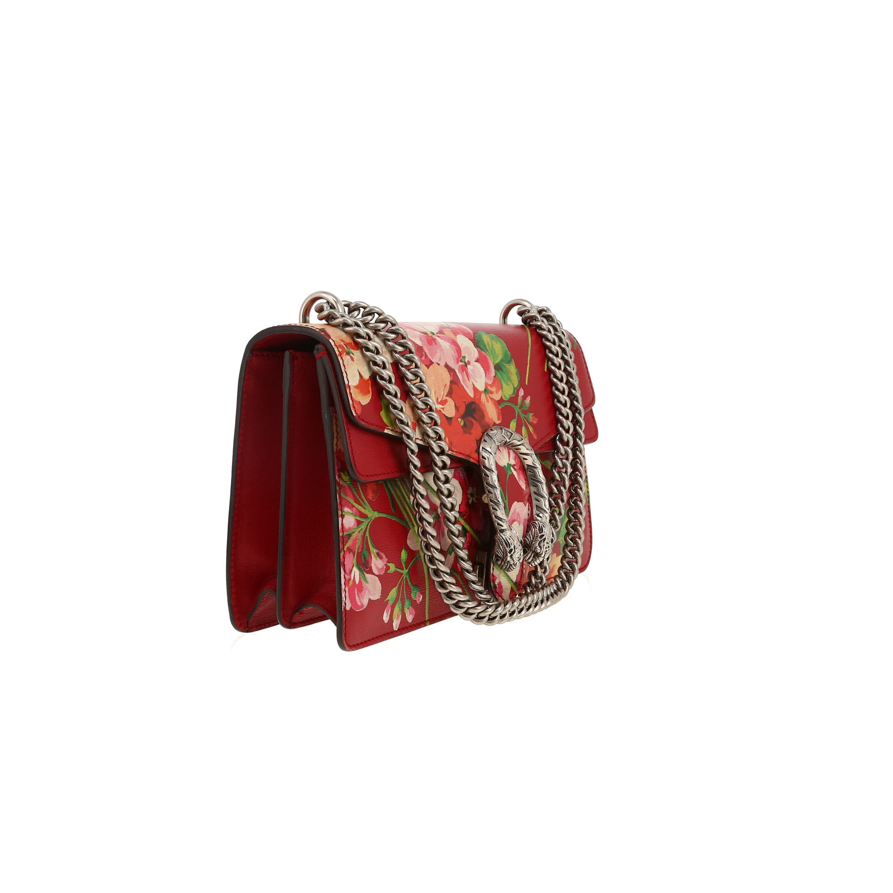 Gucci  Dionysus bag worn on the shoulder or carried in the hand  in red leather