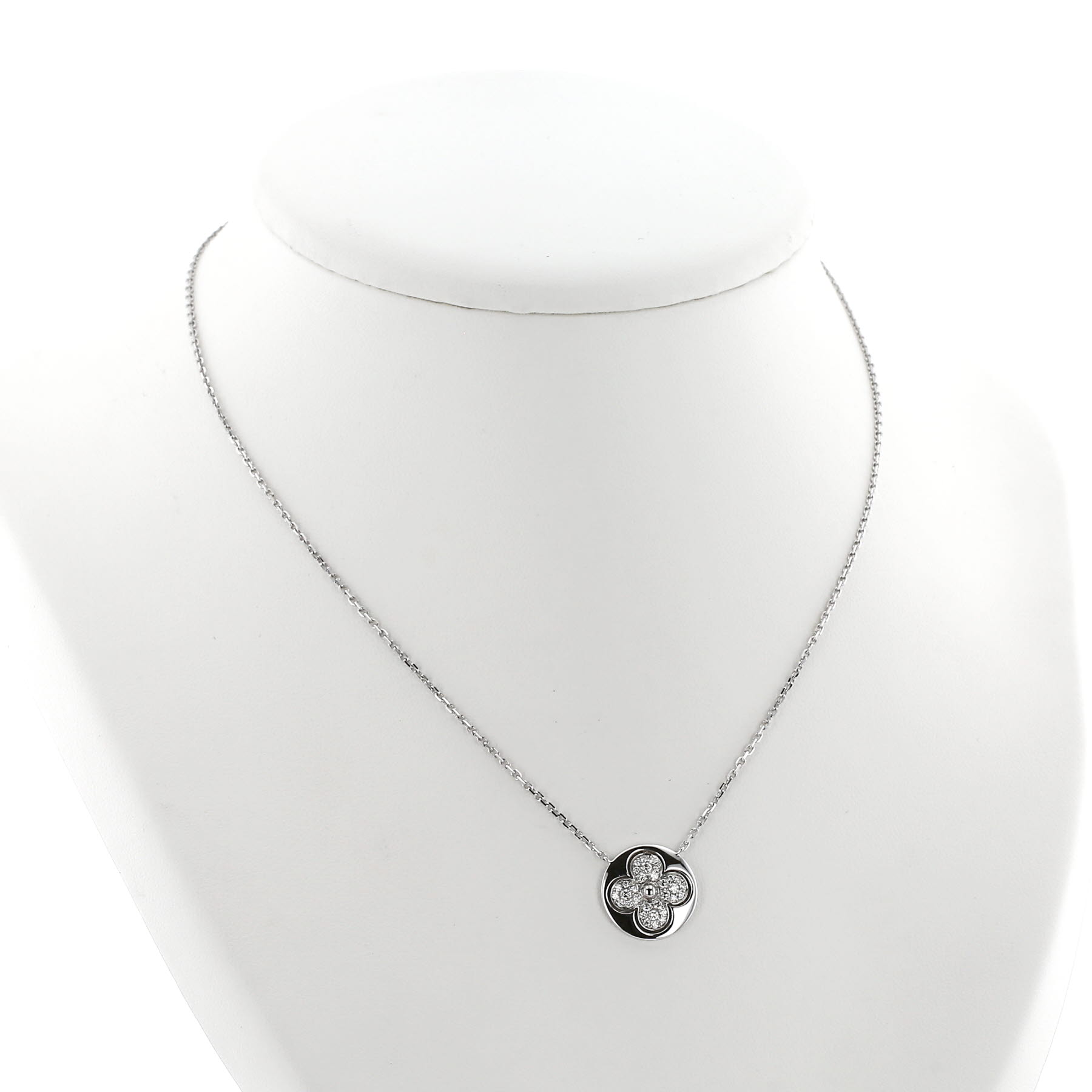 Collar Louis Vuitton Blossom de oro blanco y diamantes