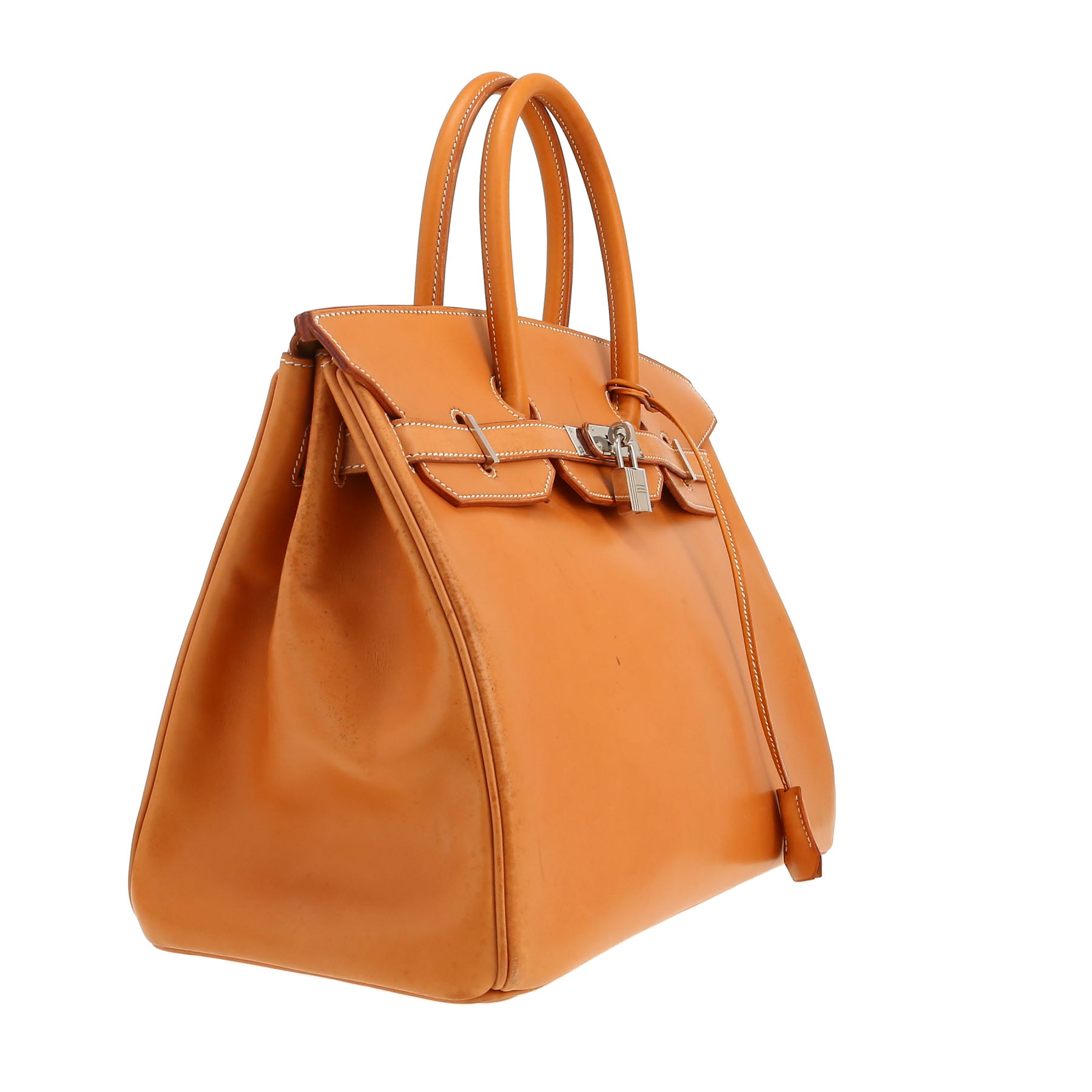 Sac à main Hermès  Birkin 35 cm en cuir naturel