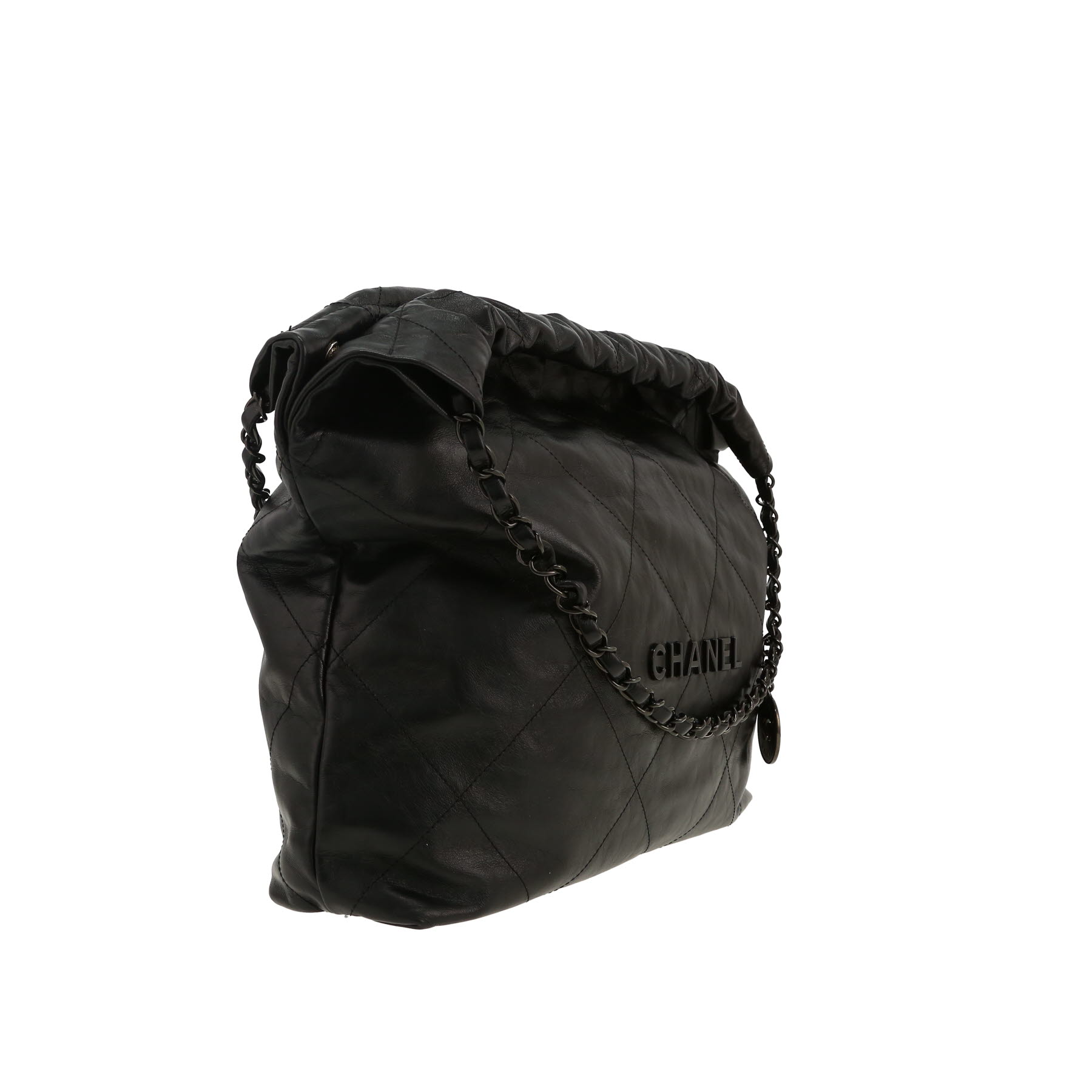 Shopping bag Chanel  22 in pelle nera