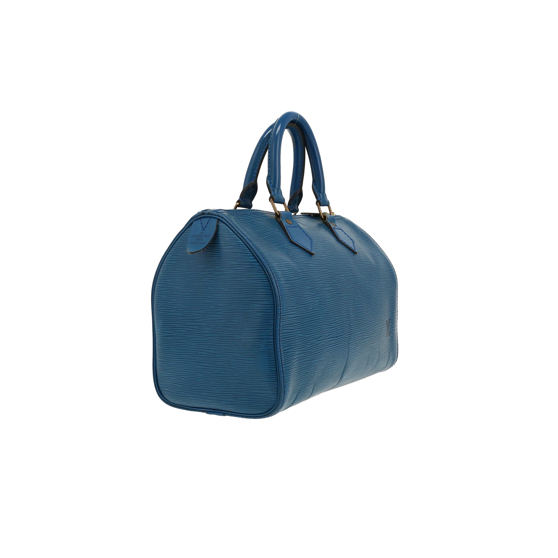 Louis Vuitton  Speedy 25 handbag  in blue epi leather
