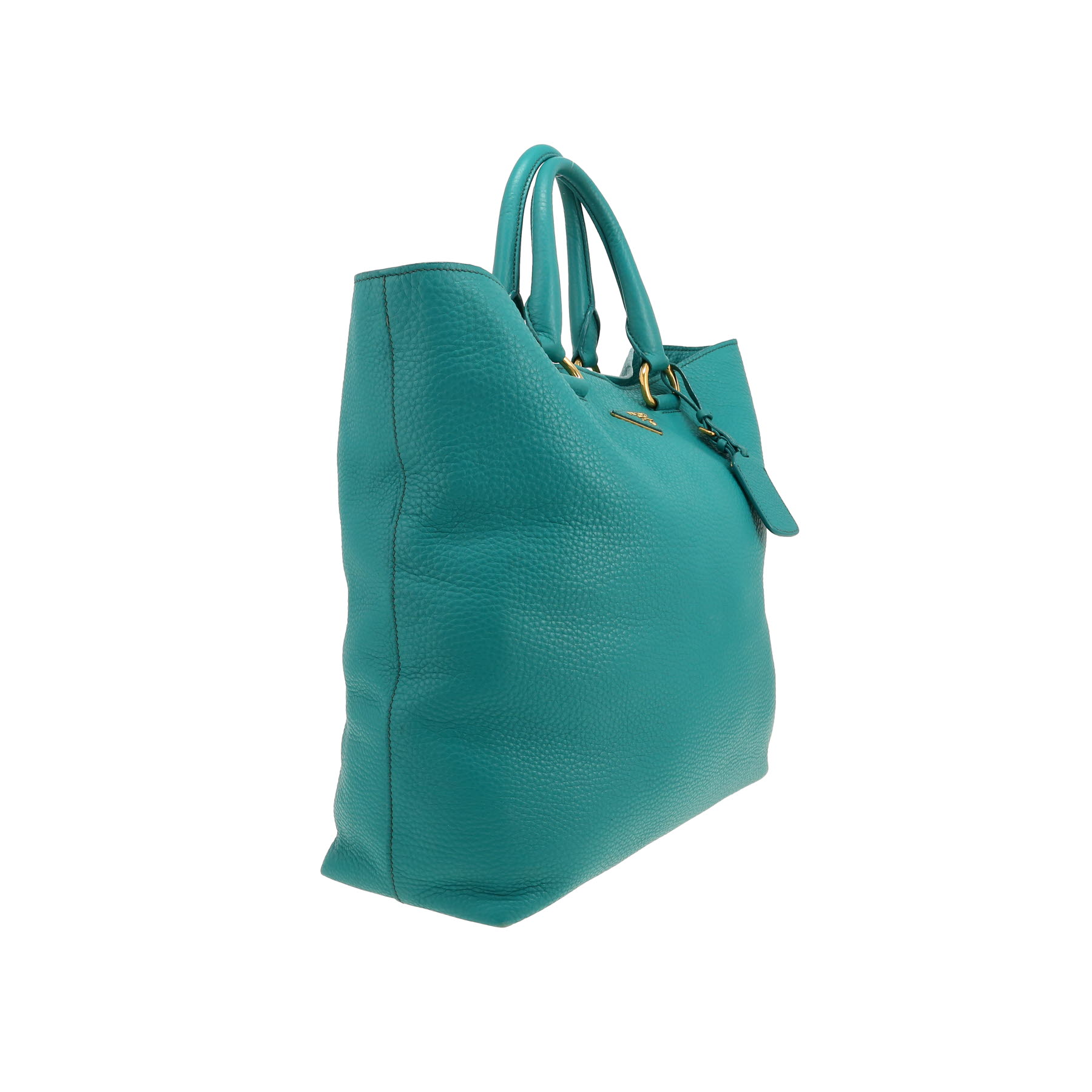 Bolso de mano Prada  Vitello en cuero verde