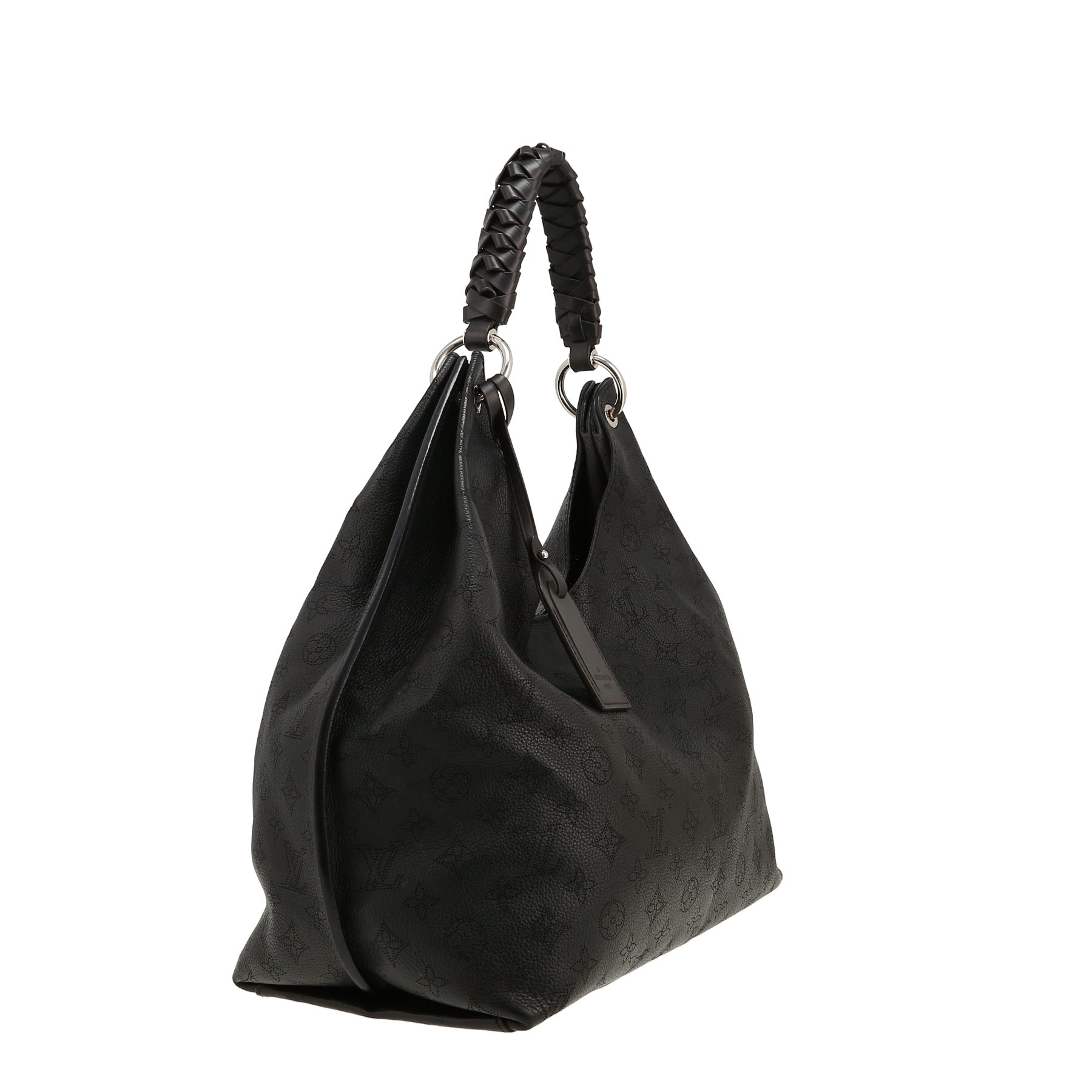 Louis Vuitton  Carmel handbag  in black mahina leather