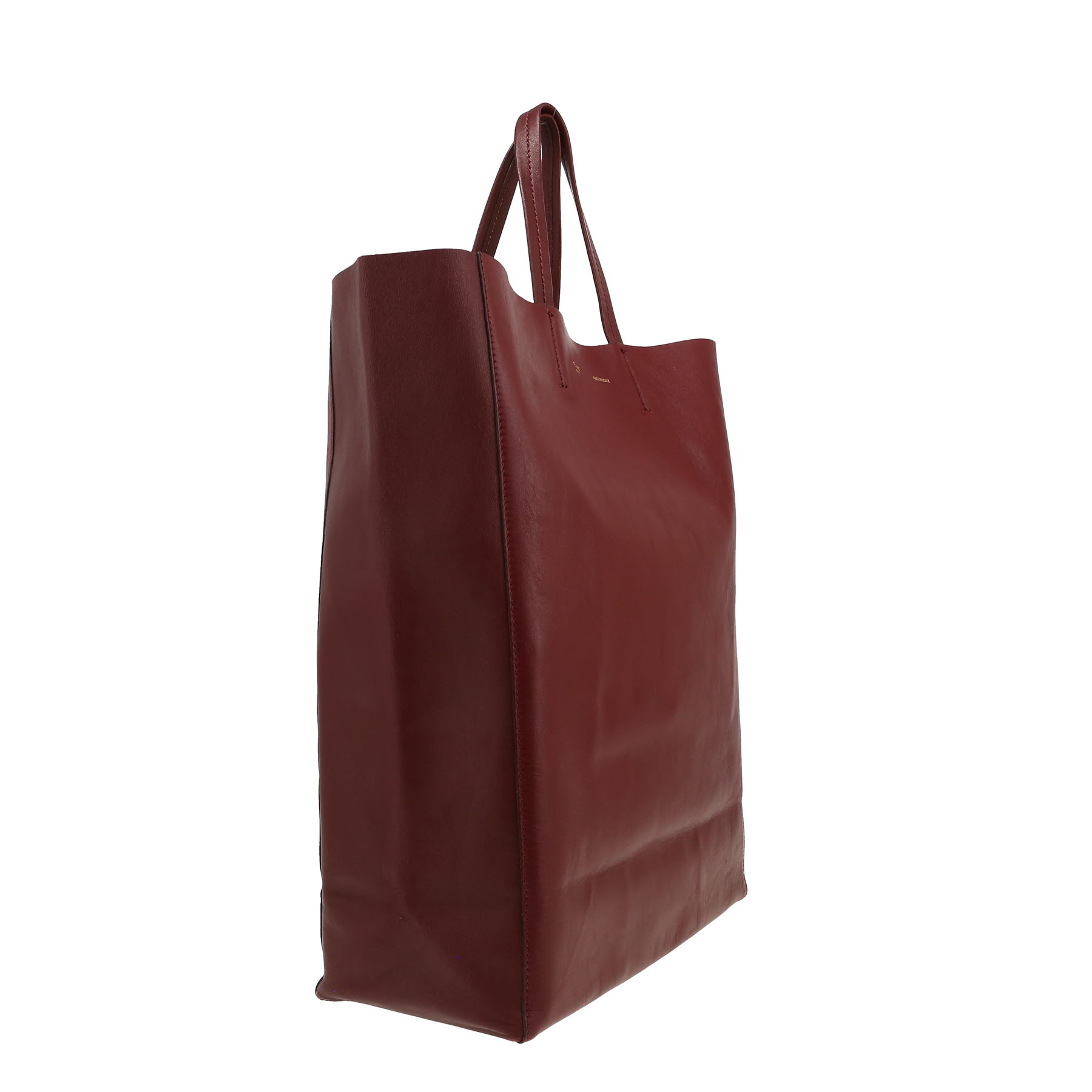 Sac cabas Celine  Vertical en cuir bordeaux