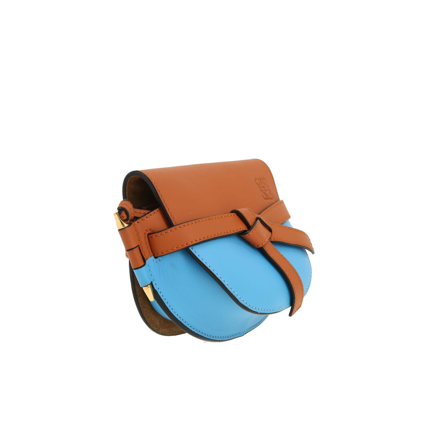 Sac bandoulière Loewe  Gate en cuir bleu et marron