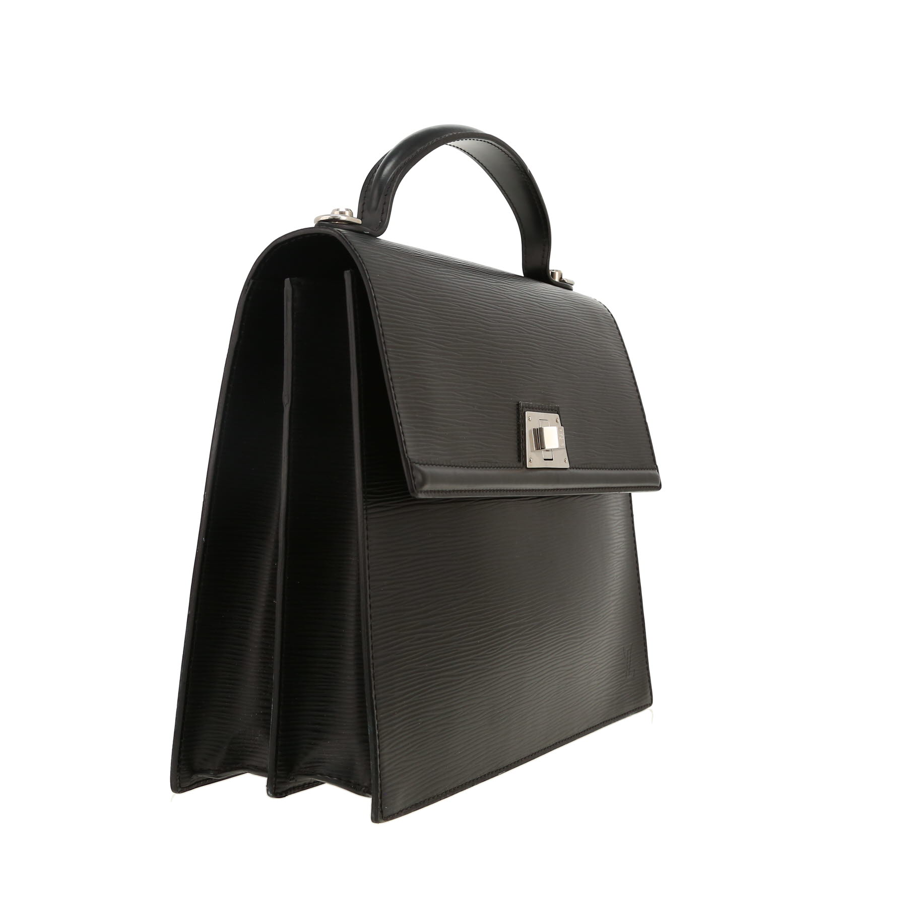 Louis Vuitton  Sévigné handbag  in black epi leather