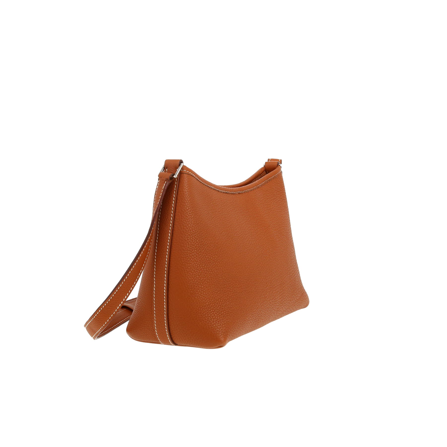 Hermès  Berlingot shoulder bag  in gold togo leather
