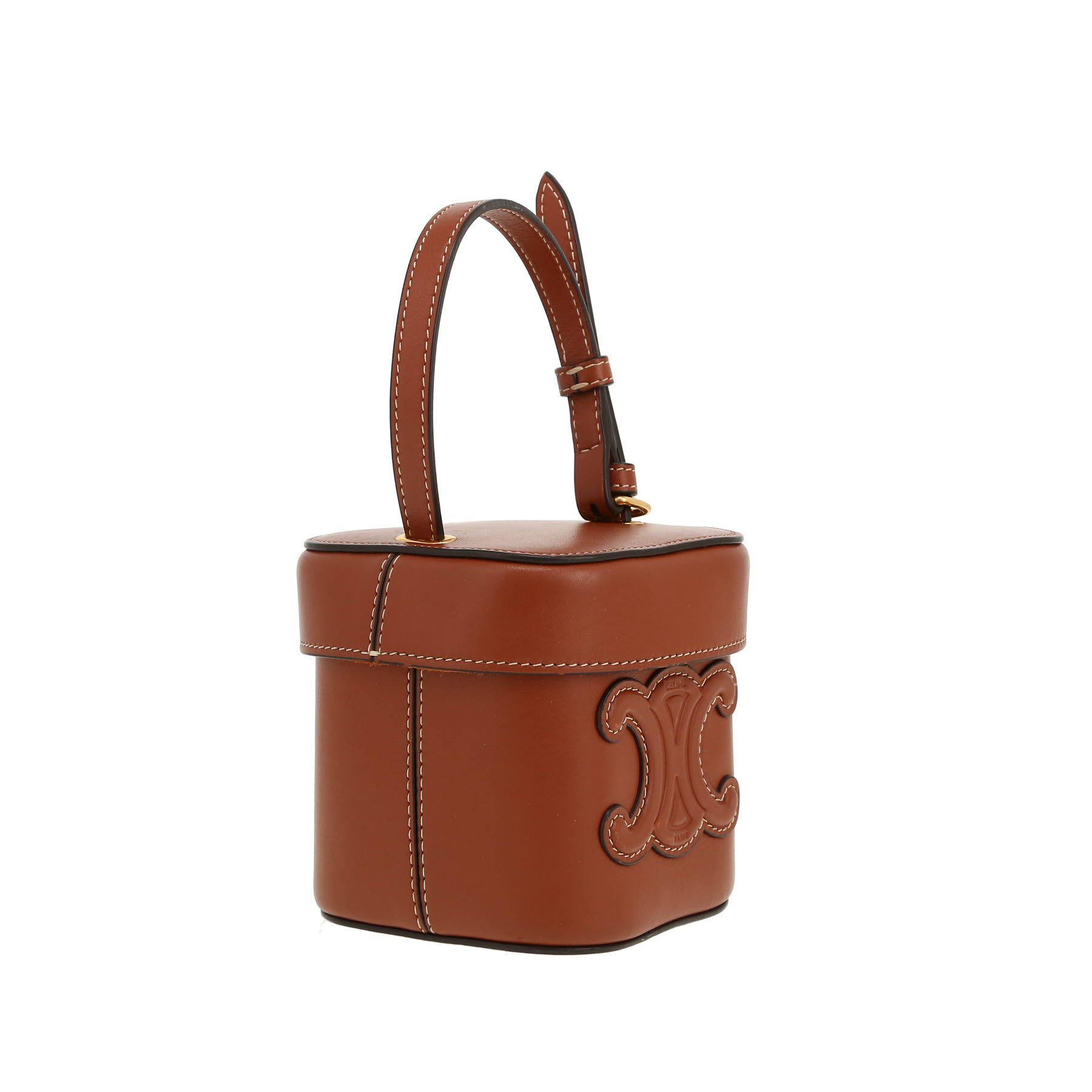 Celine   shoulder bag  in brown leather