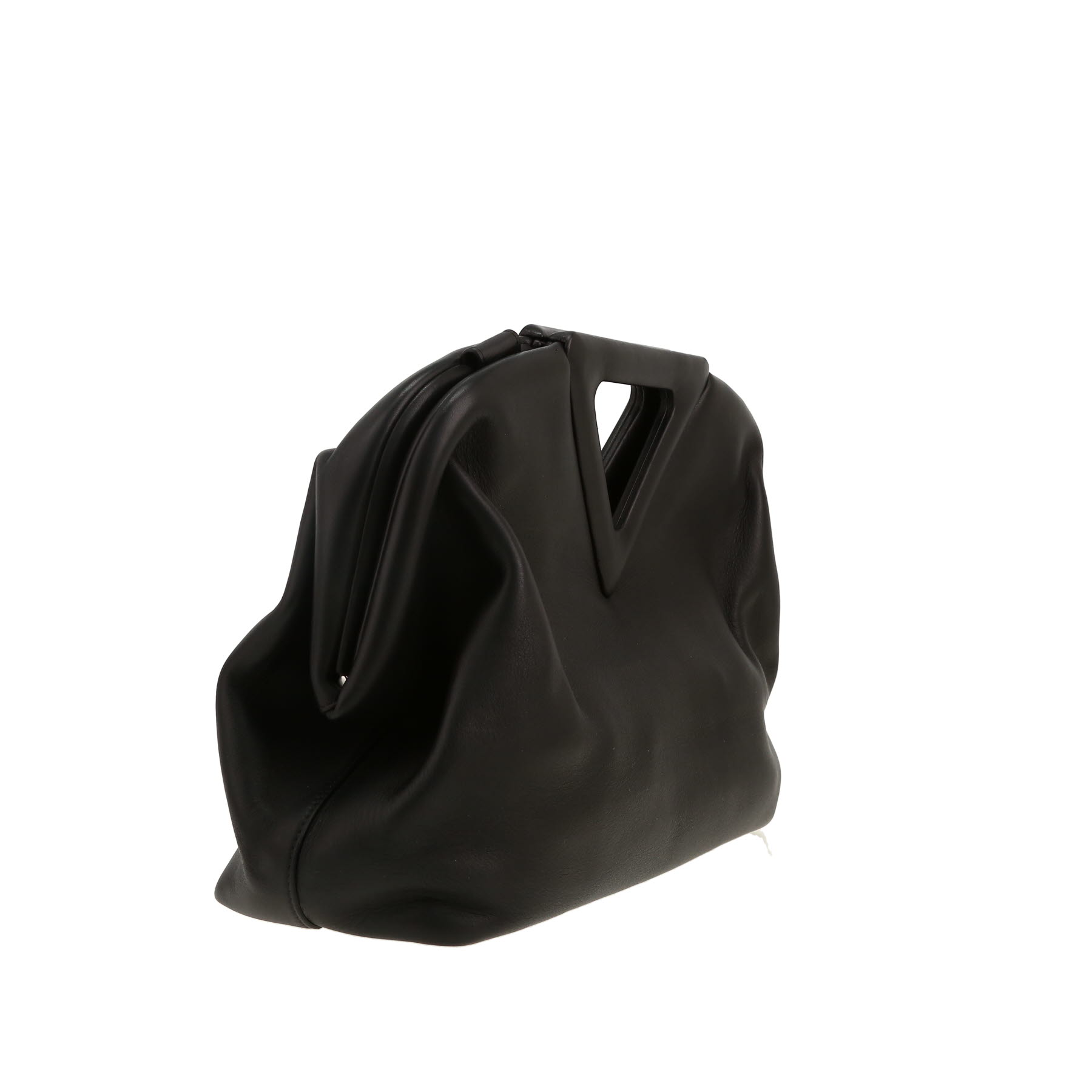 Borsa a tracolla Bottega Veneta  Point in pelle nera