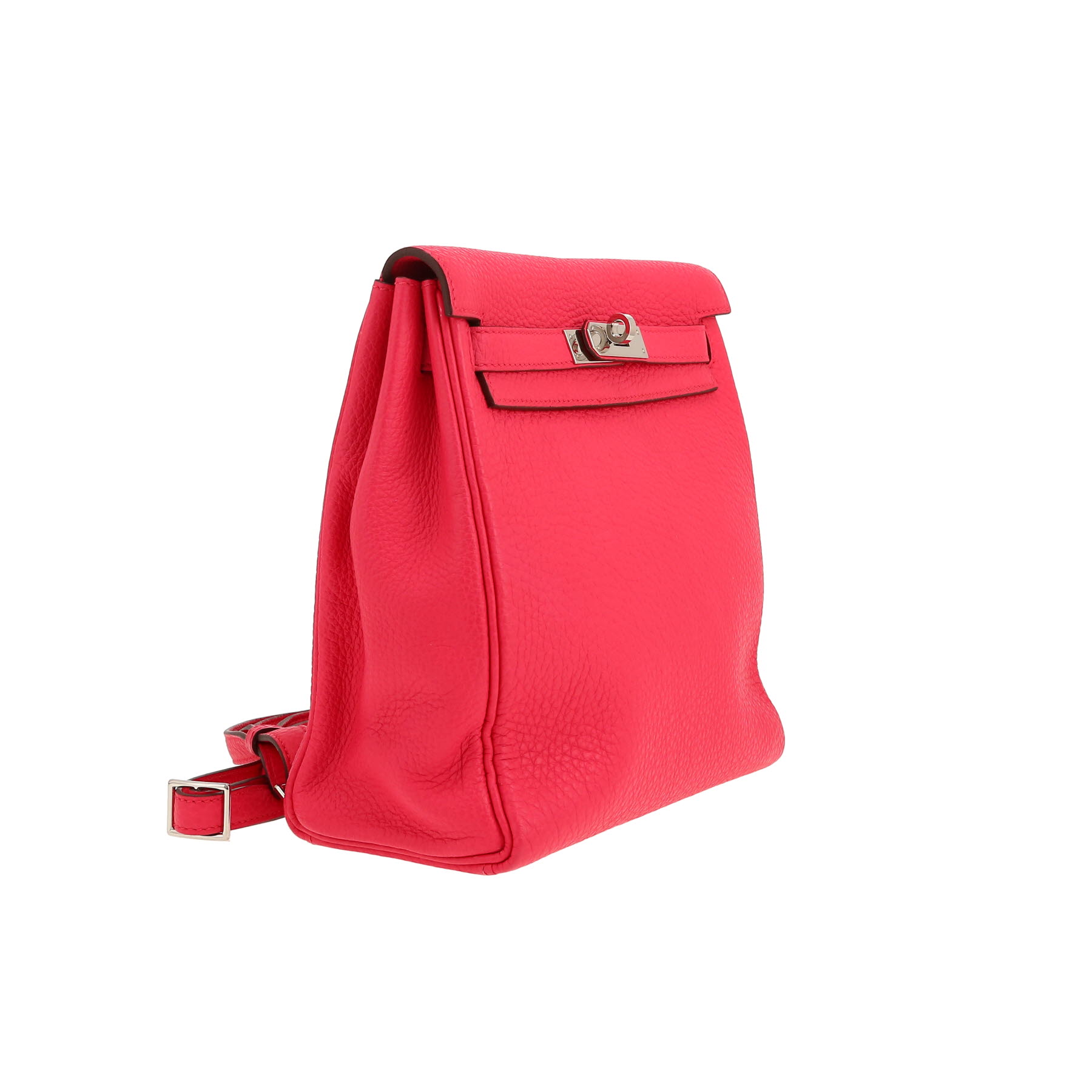 Hermès  Kelly Ado backpack  in Rose extrême togo leather