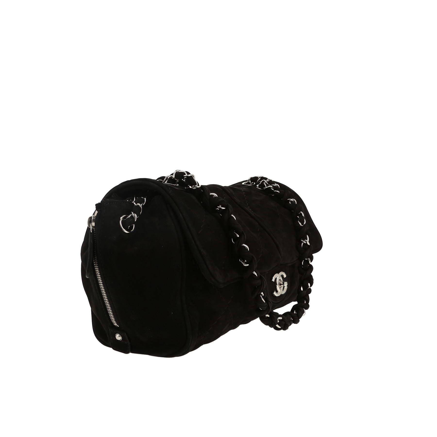 Chanel   handbag  in black Veau velours
