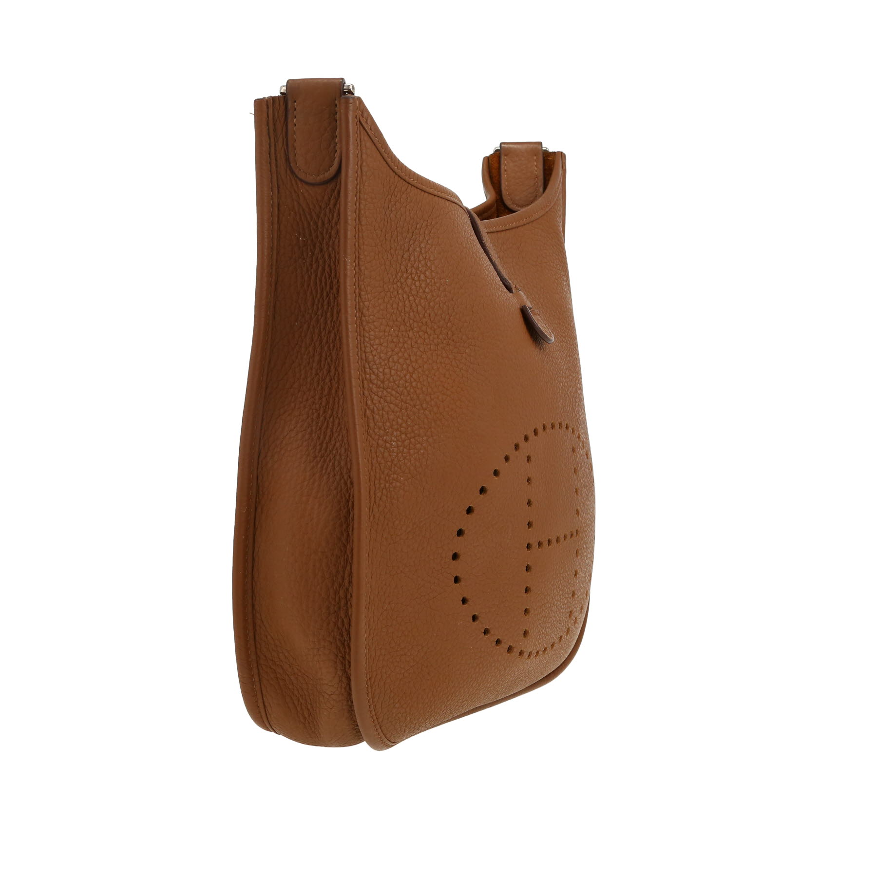 Hermès  Evelyne shoulder bag  in Alezan togo leather