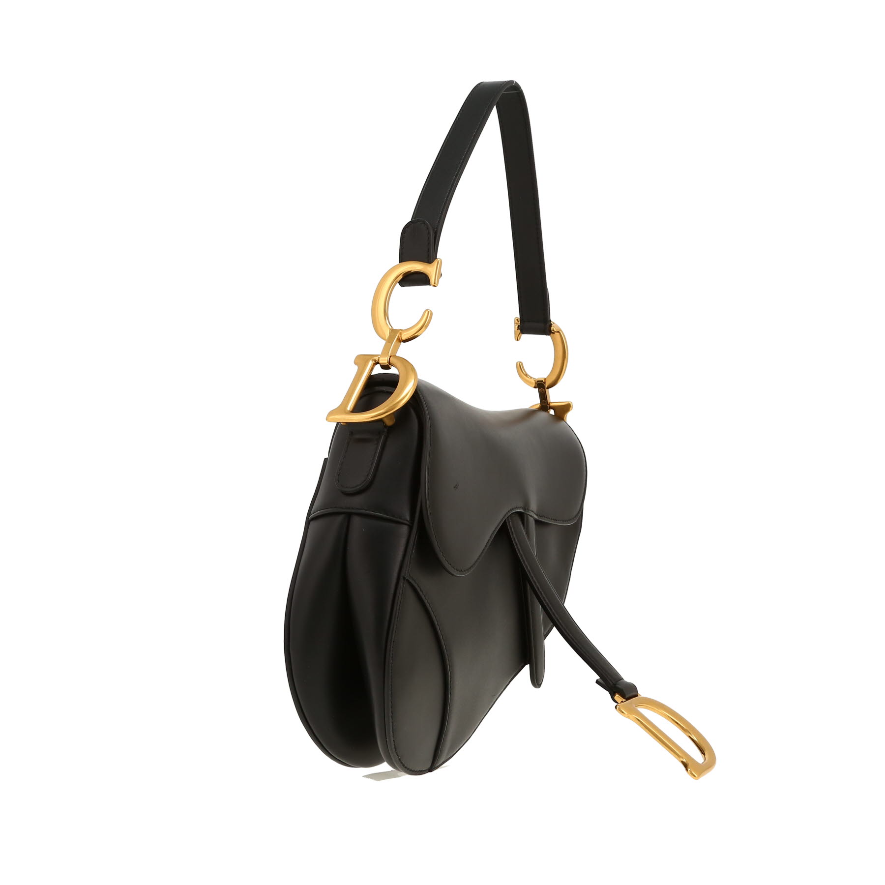 Dior  Saddle handbag  in black leather