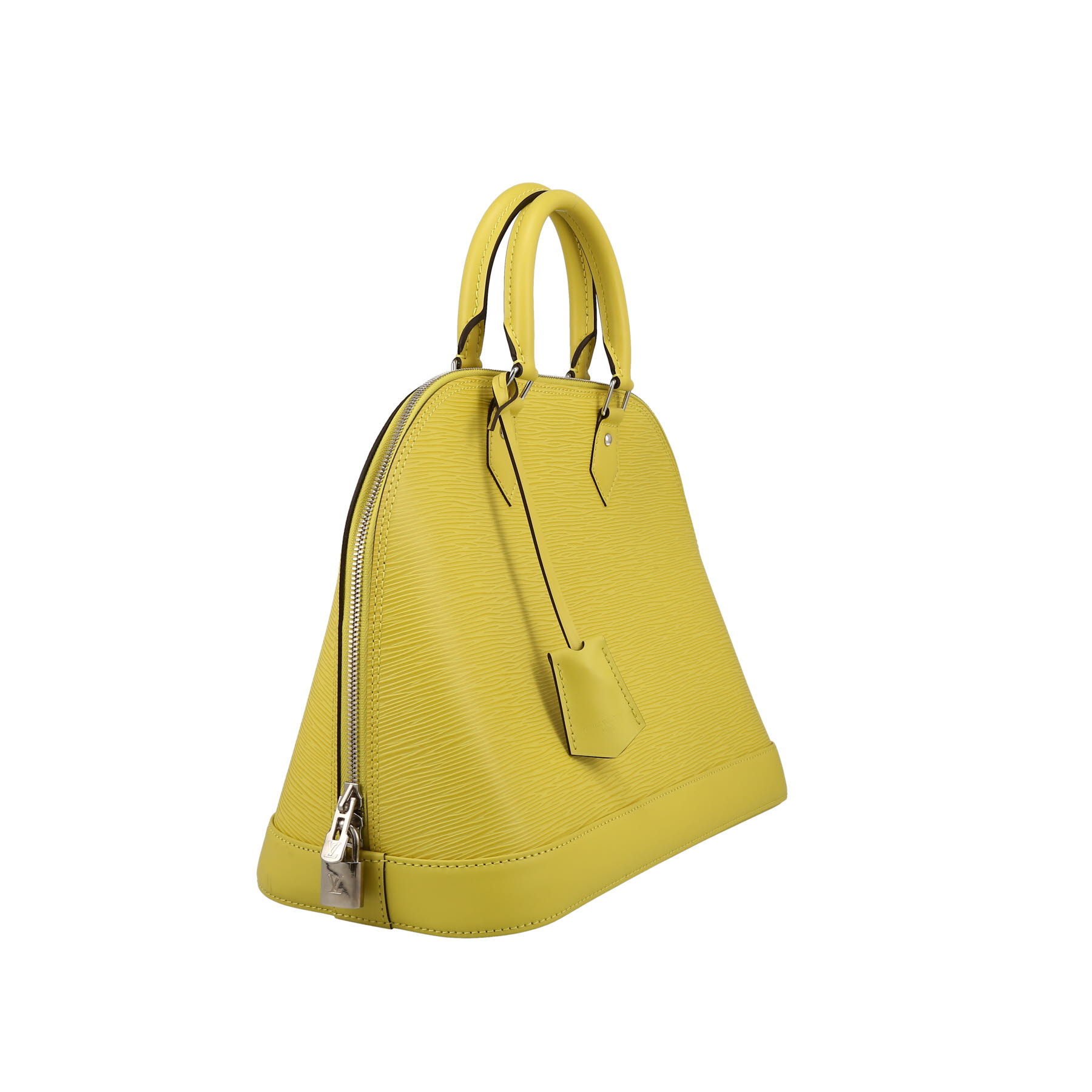 Borsa Louis Vuitton  Alma modello grande  in pelle Epi gialla