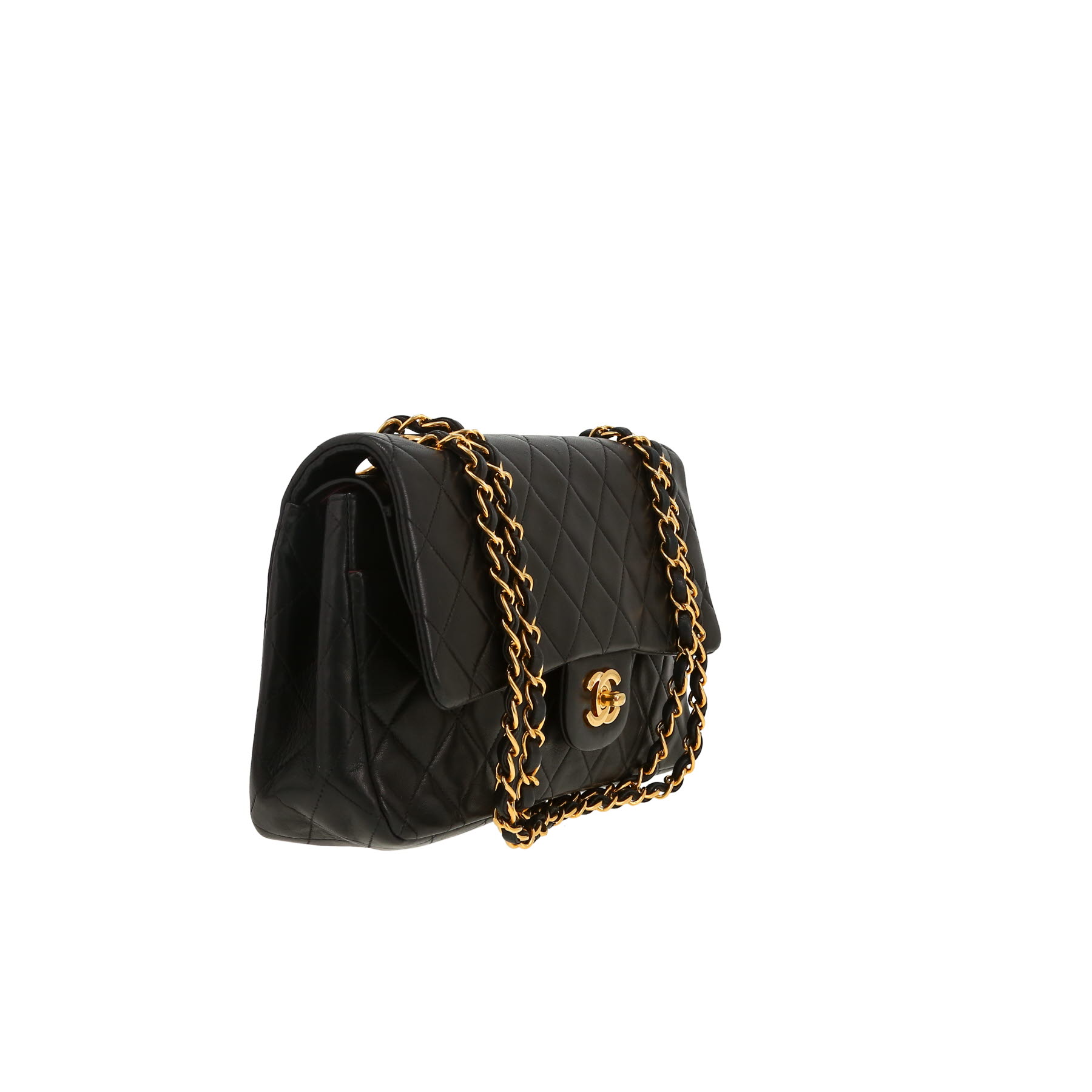 Chanel  Timeless Classic handbag  in black quilted leather