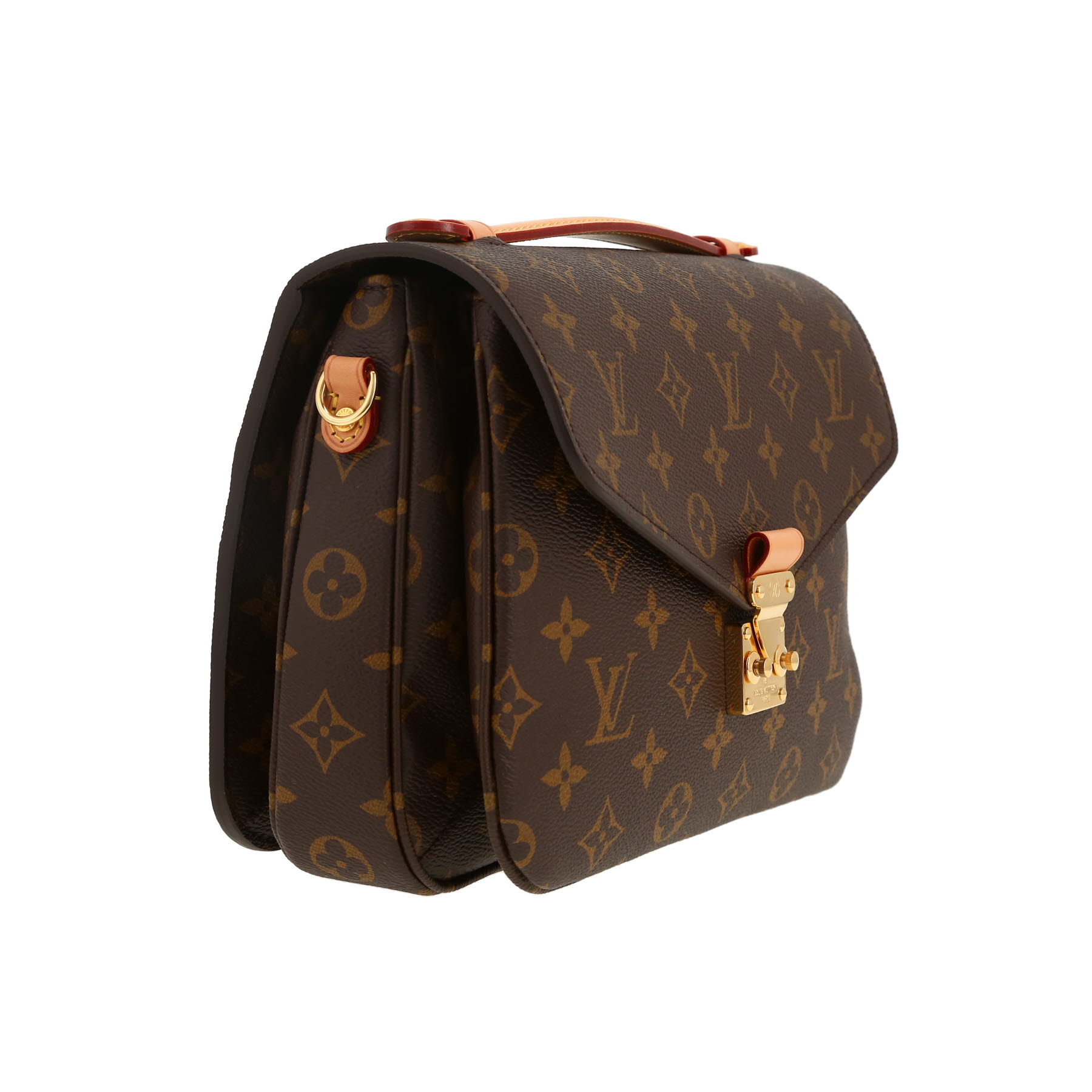 Louis Vuitton  Metis shoulder bag  in brown monogram canvas  and natural leather