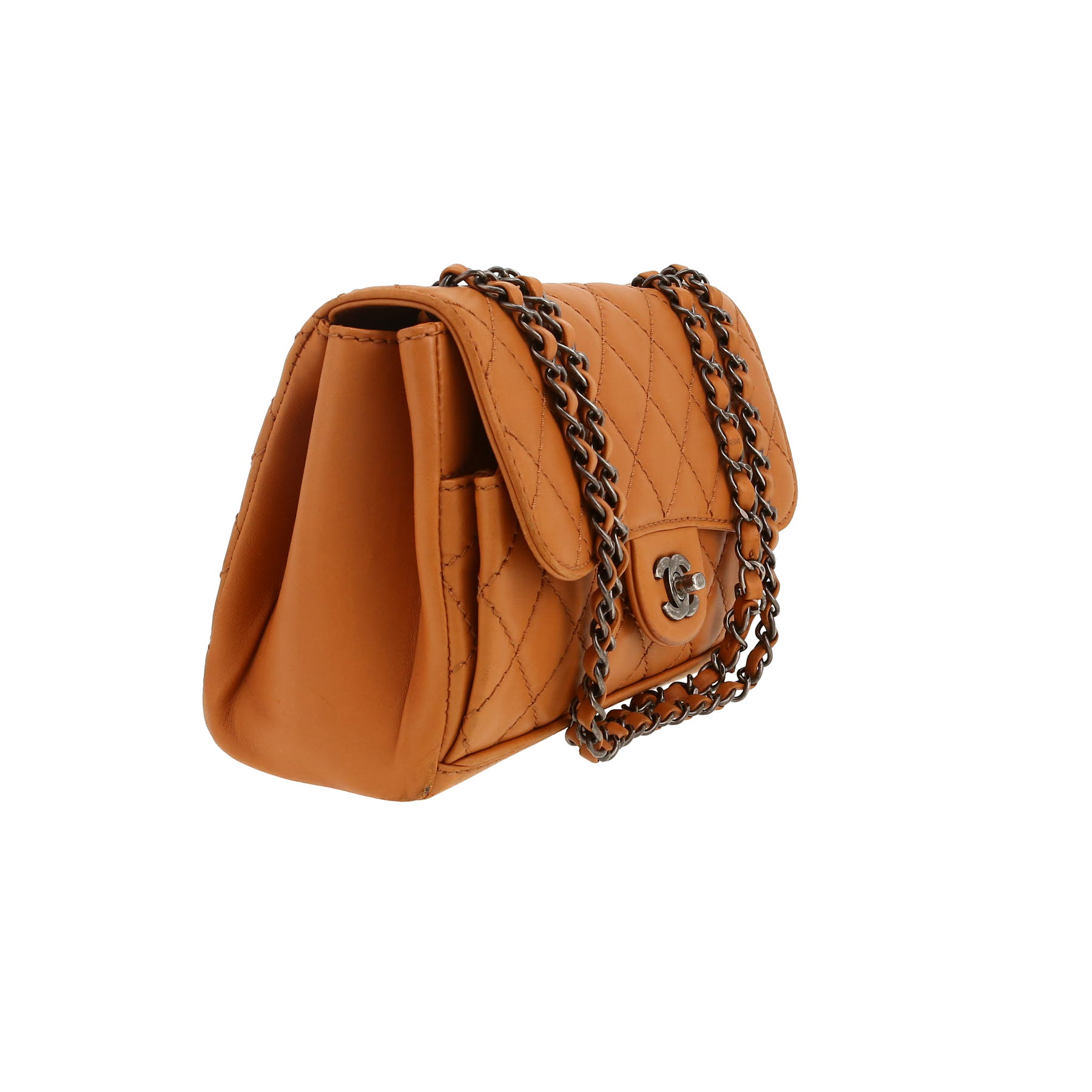 Chanel  Timeless handbag  in brown quilted leather