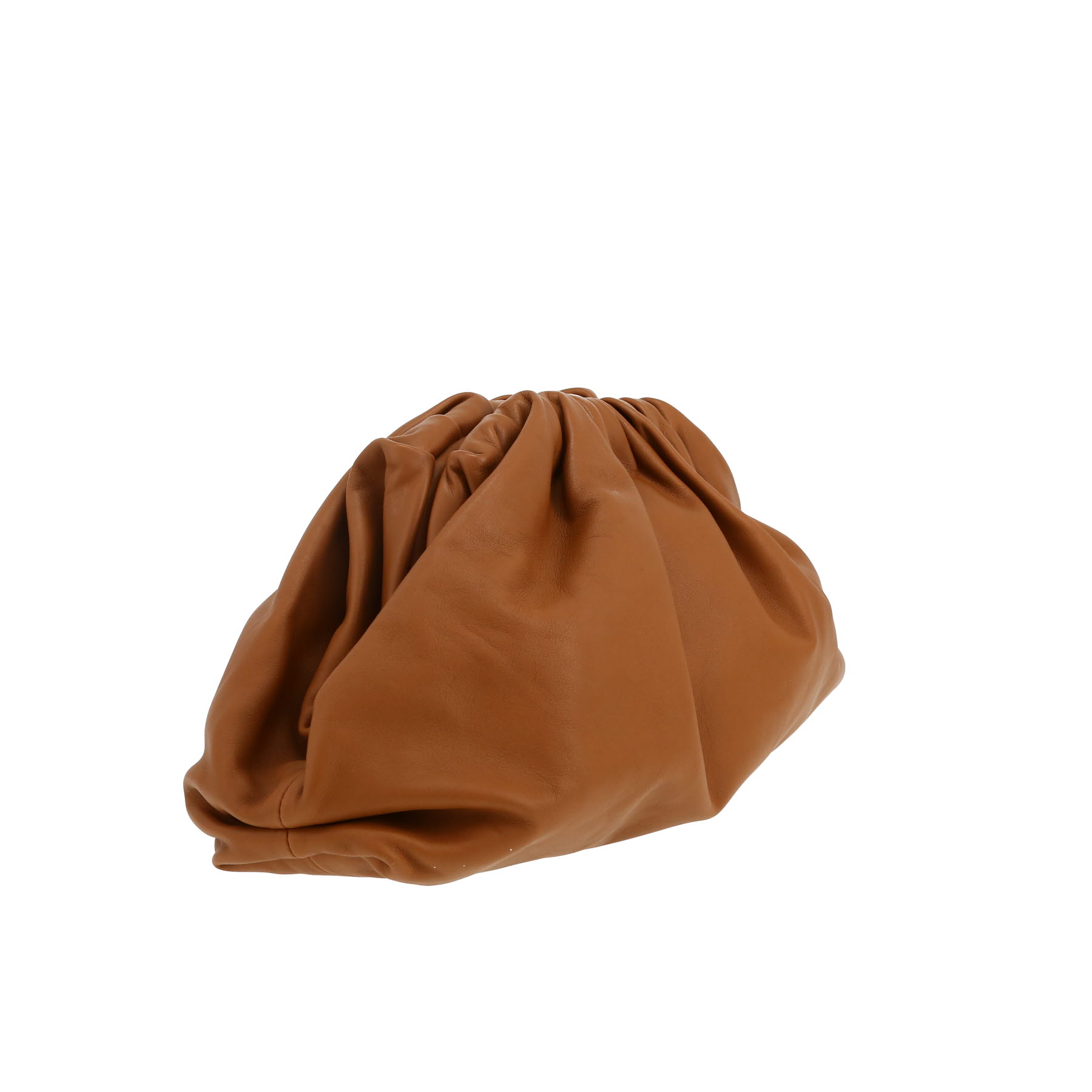 Pochette Bottega Veneta  Pouch in pelle marrone